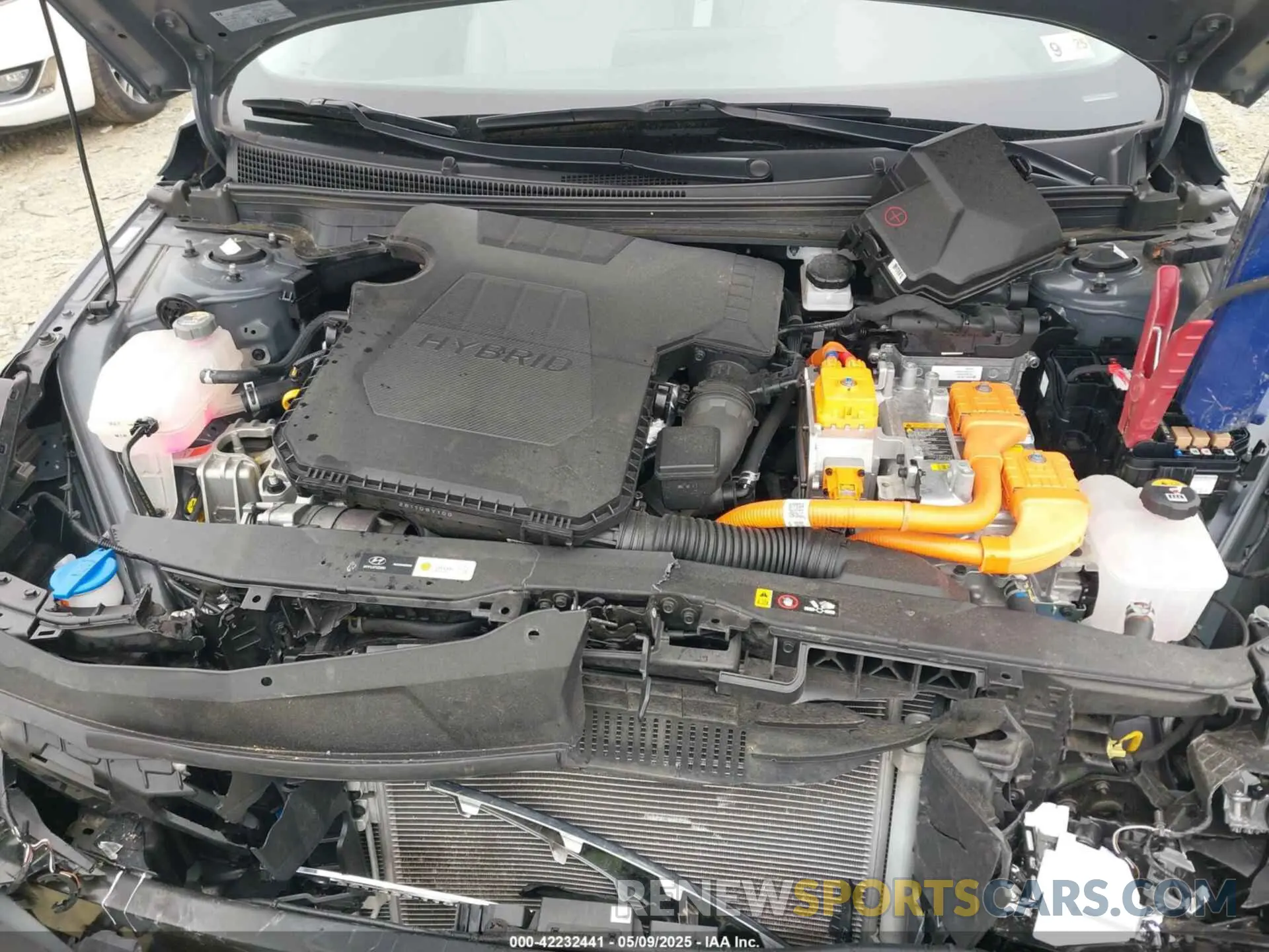 10 fotografías del automóvil dañado KMHLN4AJ4PU038763 HYUNDAI ELANTRA HYBRID 2023