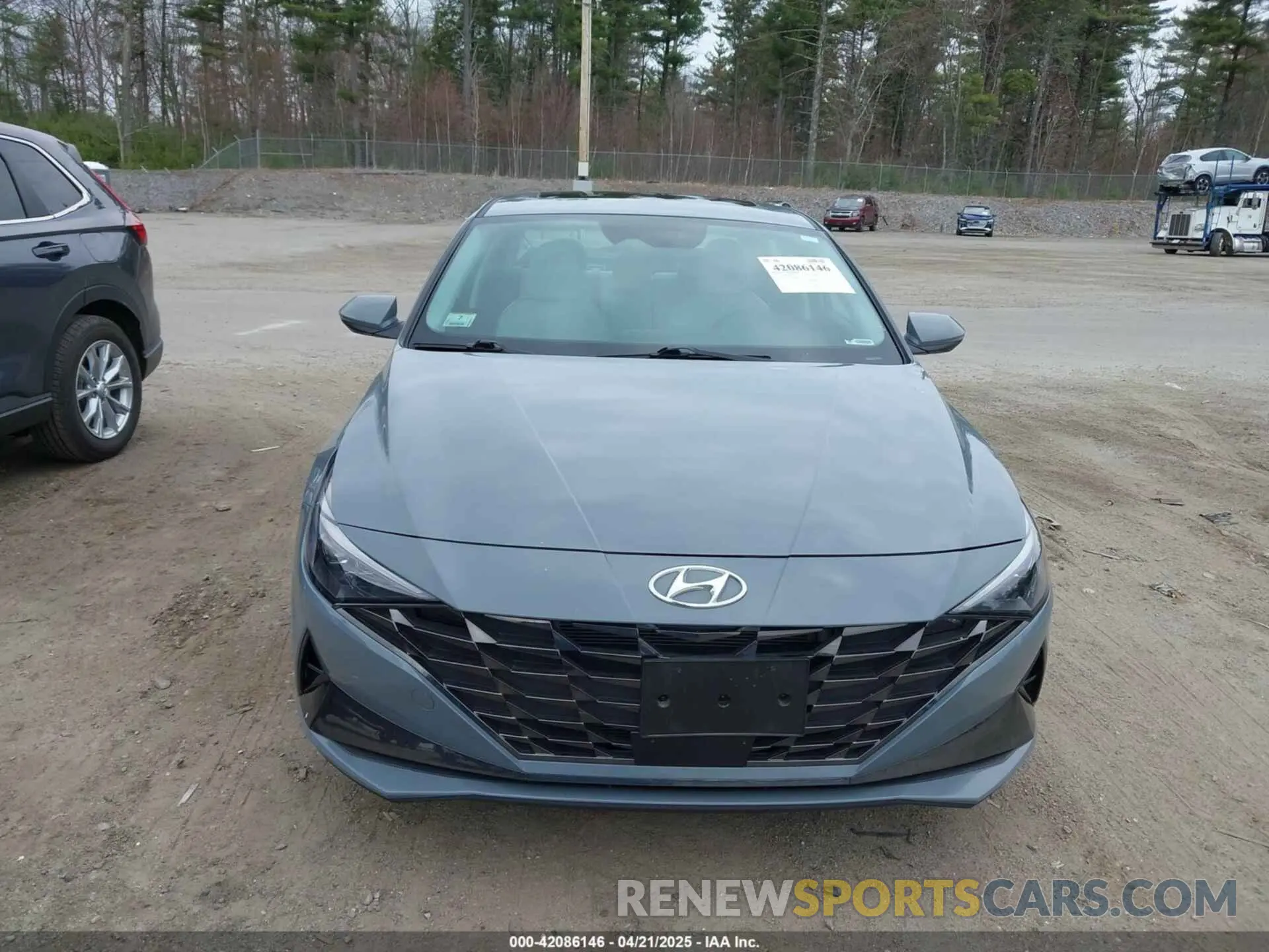 12 fotografías del automóvil dañado KMHLN4AJ5PU048153 HYUNDAI ELANTRA HYBRID 2023