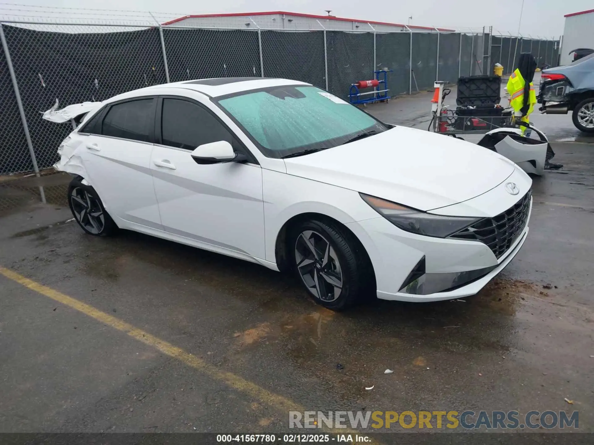 1 fotografías del automóvil dañado KMHLN4AJ5PU051005 HYUNDAI ELANTRA HYBRID 2023