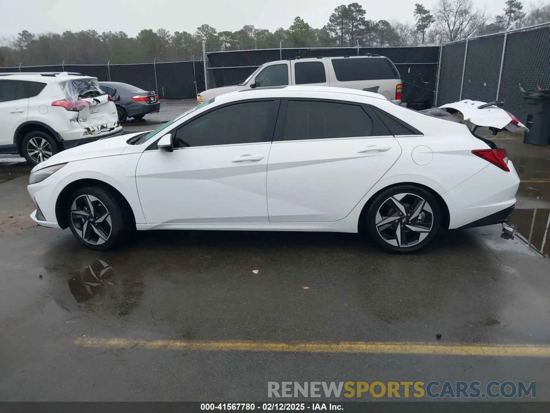 14 fotografías del automóvil dañado KMHLN4AJ5PU051005 HYUNDAI ELANTRA HYBRID 2023