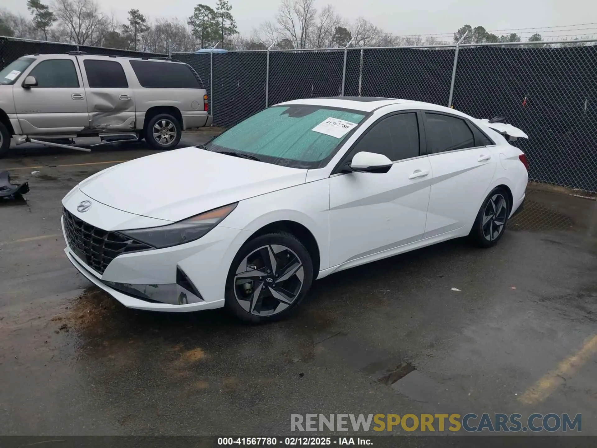 2 fotografías del automóvil dañado KMHLN4AJ5PU051005 HYUNDAI ELANTRA HYBRID 2023