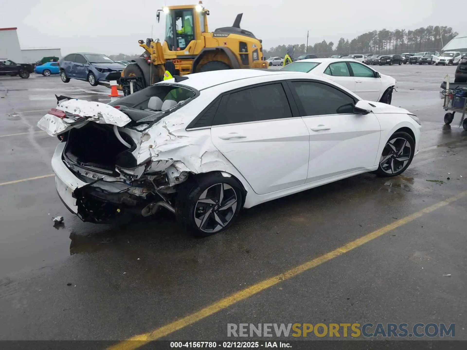 4 fotografías del automóvil dañado KMHLN4AJ5PU051005 HYUNDAI ELANTRA HYBRID 2023