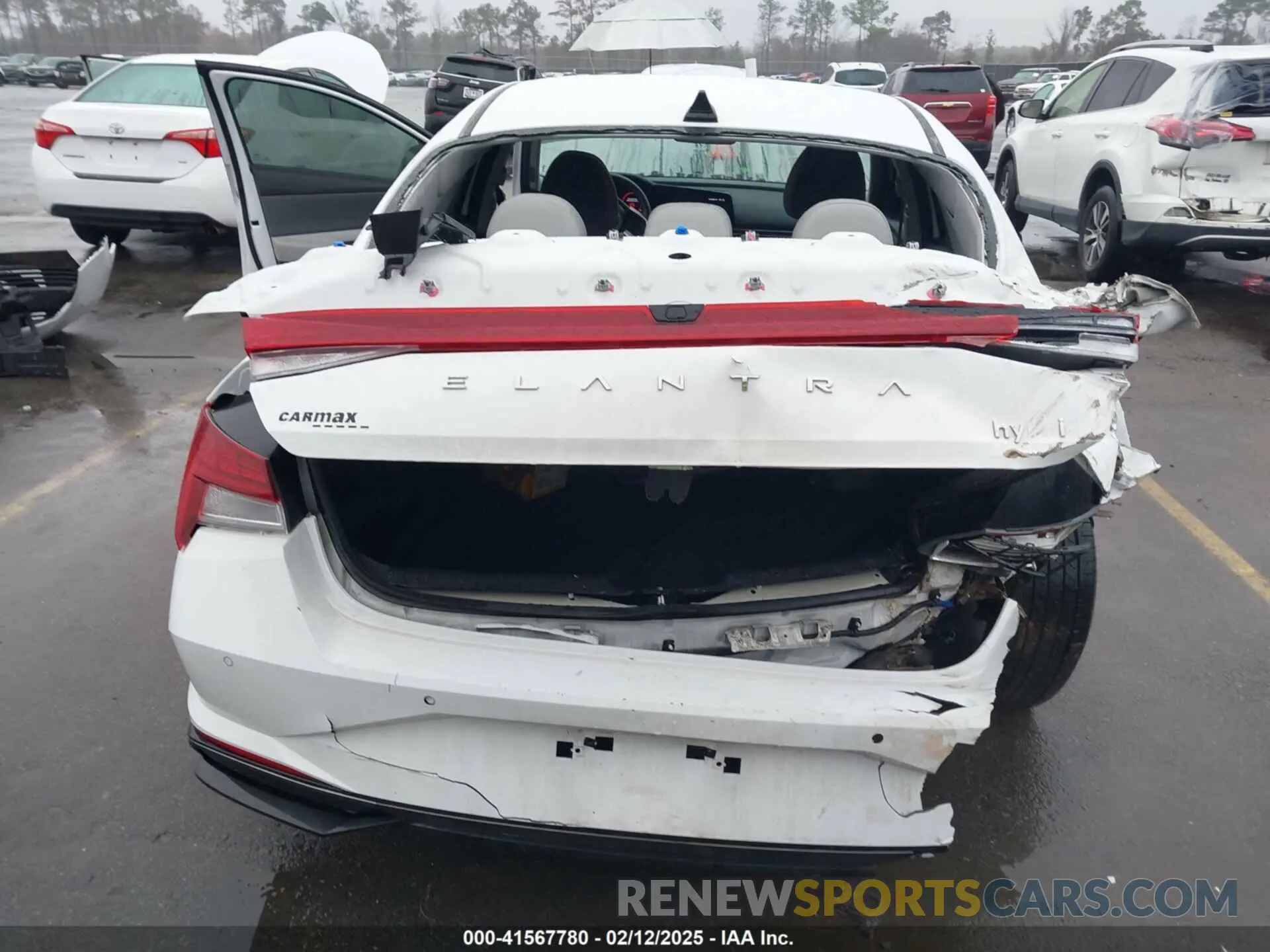 6 fotografías del automóvil dañado KMHLN4AJ5PU051005 HYUNDAI ELANTRA HYBRID 2023
