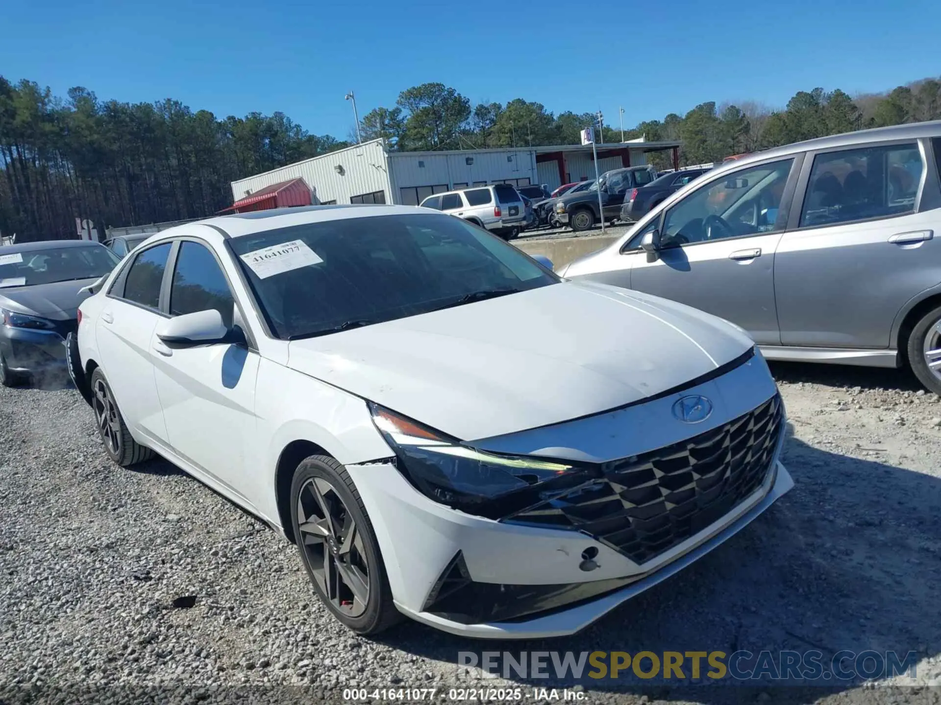 1 fotografías del automóvil dañado KMHLN4AJ7PU045447 HYUNDAI ELANTRA HYBRID 2023