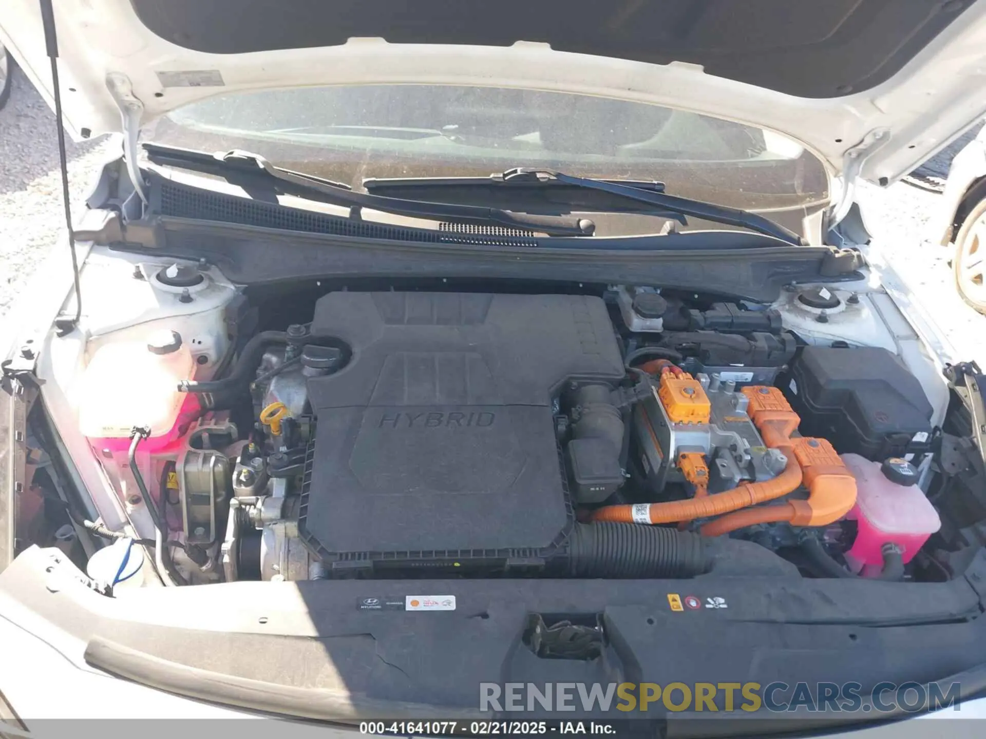 10 fotografías del automóvil dañado KMHLN4AJ7PU045447 HYUNDAI ELANTRA HYBRID 2023
