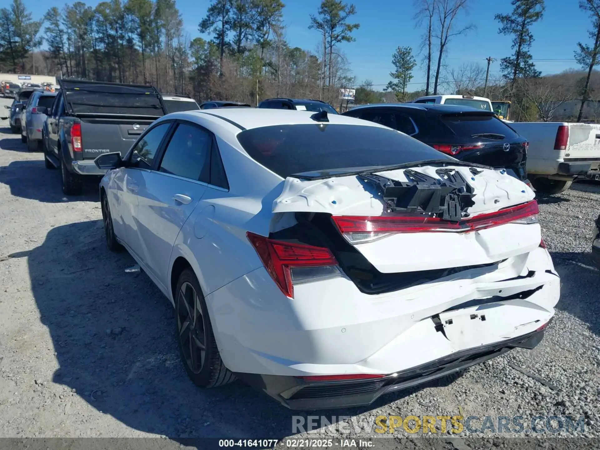 3 fotografías del automóvil dañado KMHLN4AJ7PU045447 HYUNDAI ELANTRA HYBRID 2023