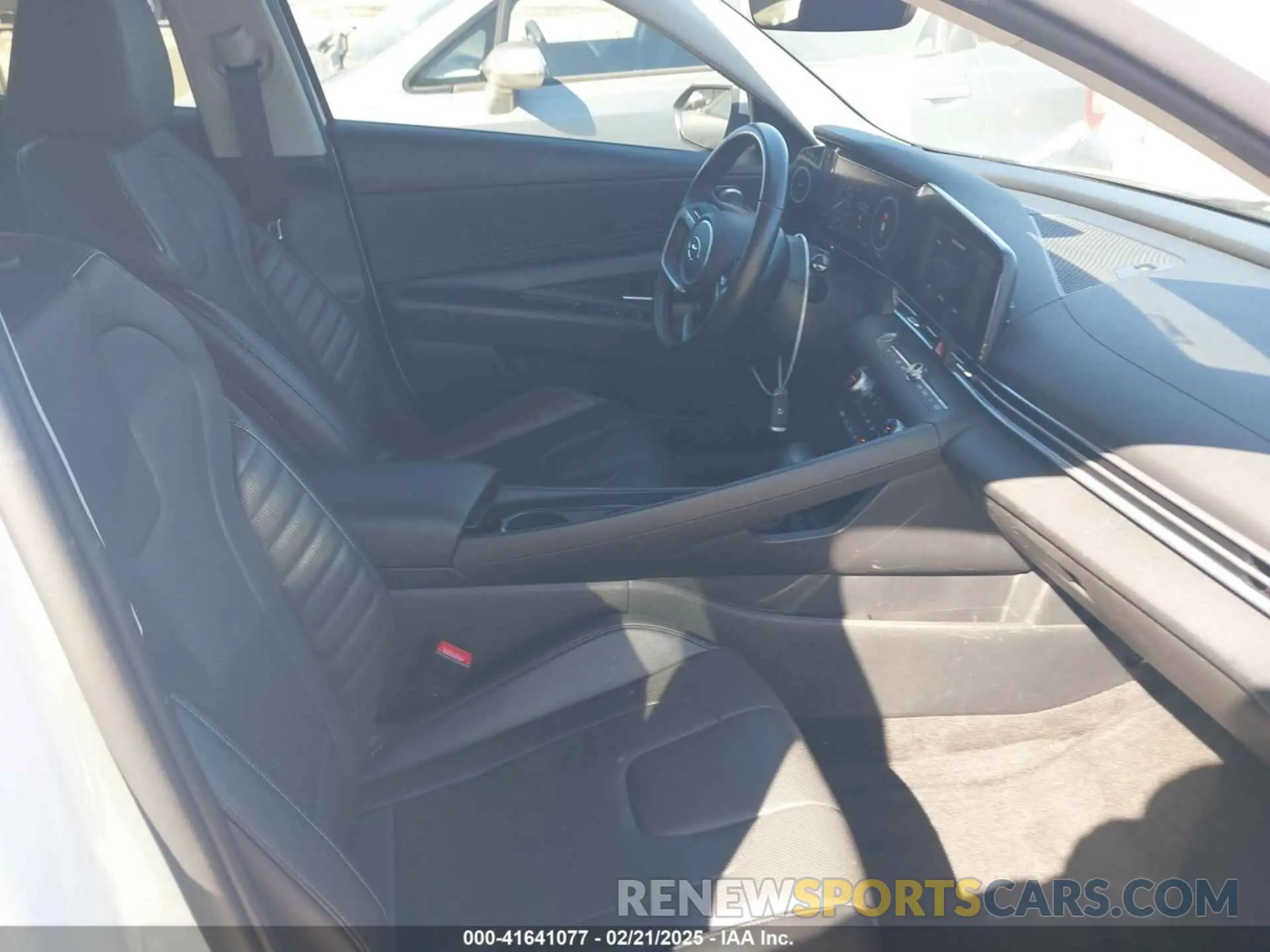 5 fotografías del automóvil dañado KMHLN4AJ7PU045447 HYUNDAI ELANTRA HYBRID 2023