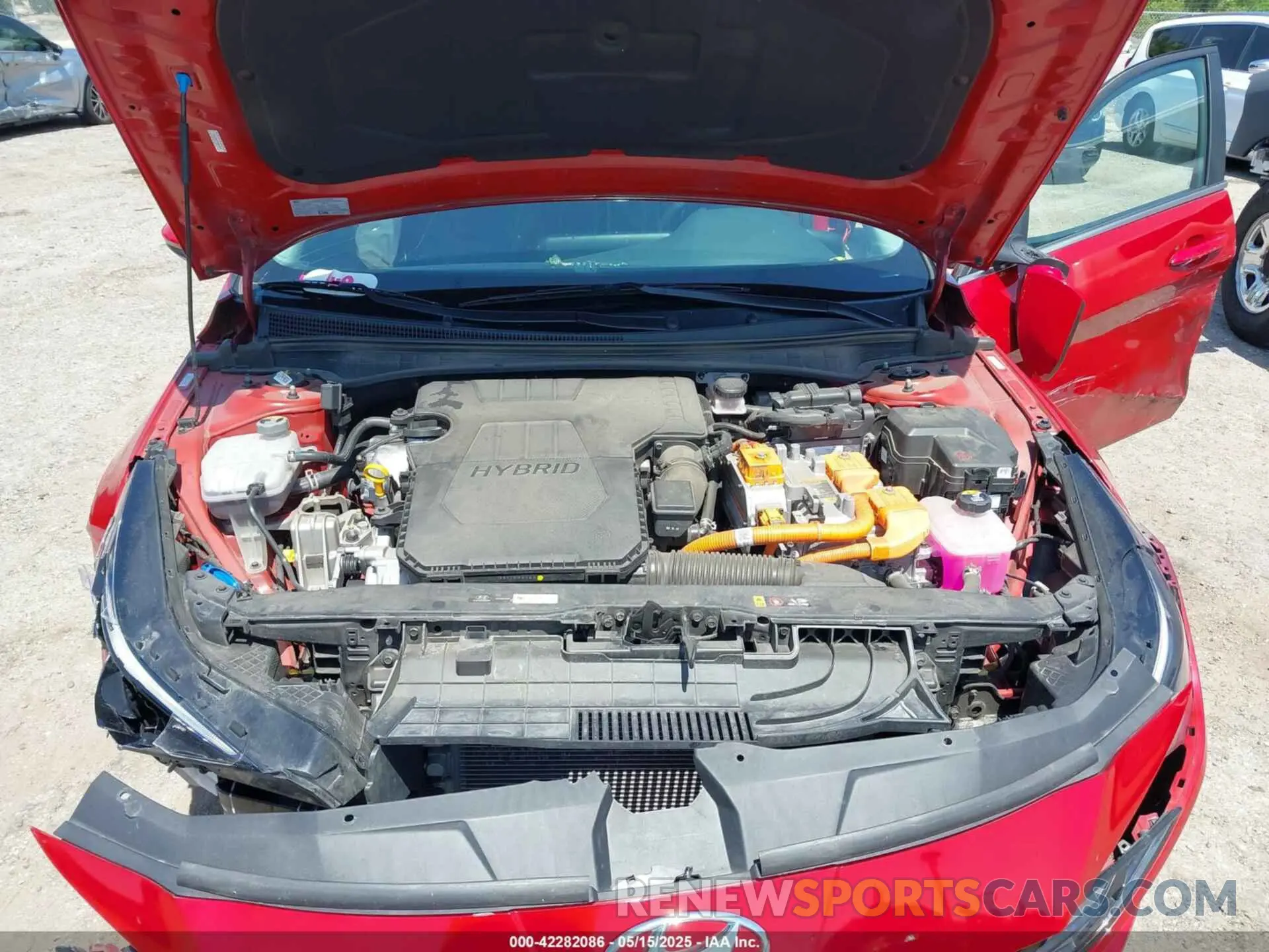 10 fotografías del automóvil dañado KMHLN4AJ7PU047487 HYUNDAI ELANTRA HYBRID 2023