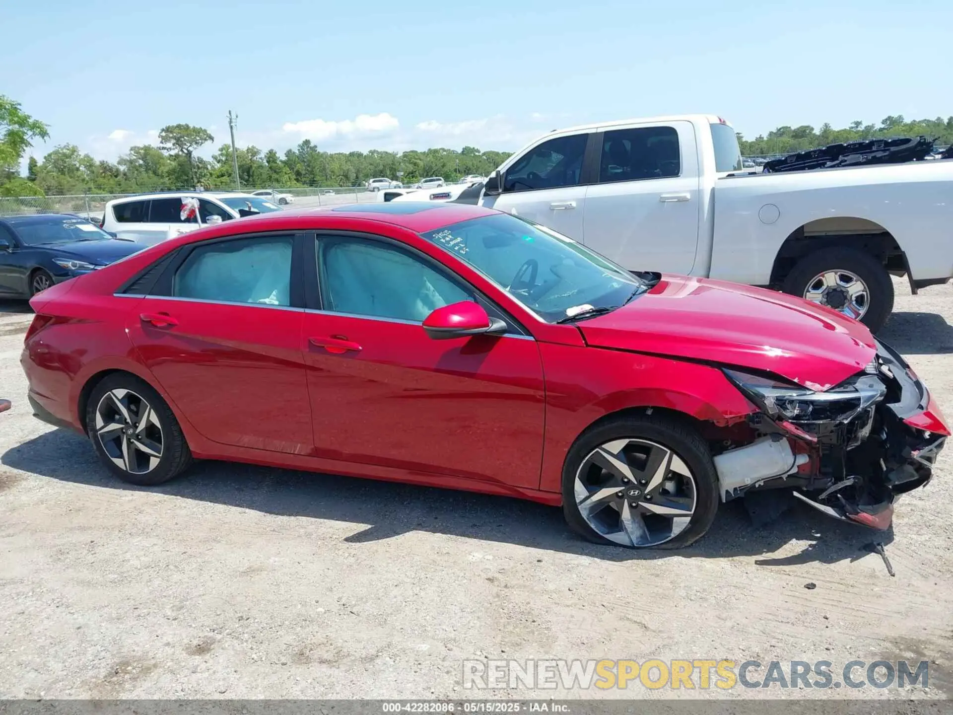 13 fotografías del automóvil dañado KMHLN4AJ7PU047487 HYUNDAI ELANTRA HYBRID 2023