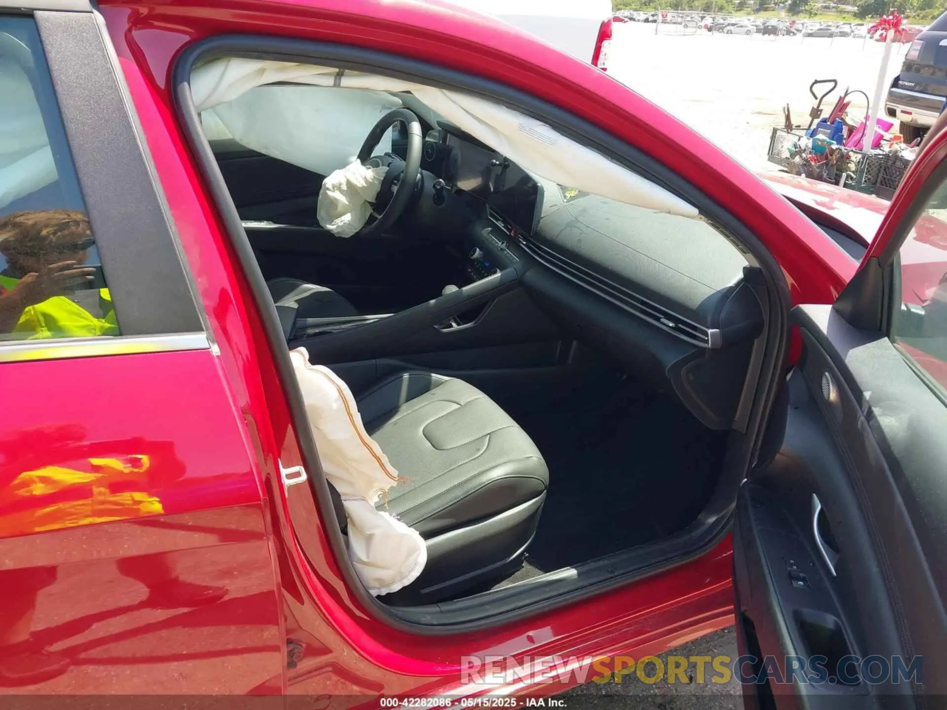 5 fotografías del automóvil dañado KMHLN4AJ7PU047487 HYUNDAI ELANTRA HYBRID 2023