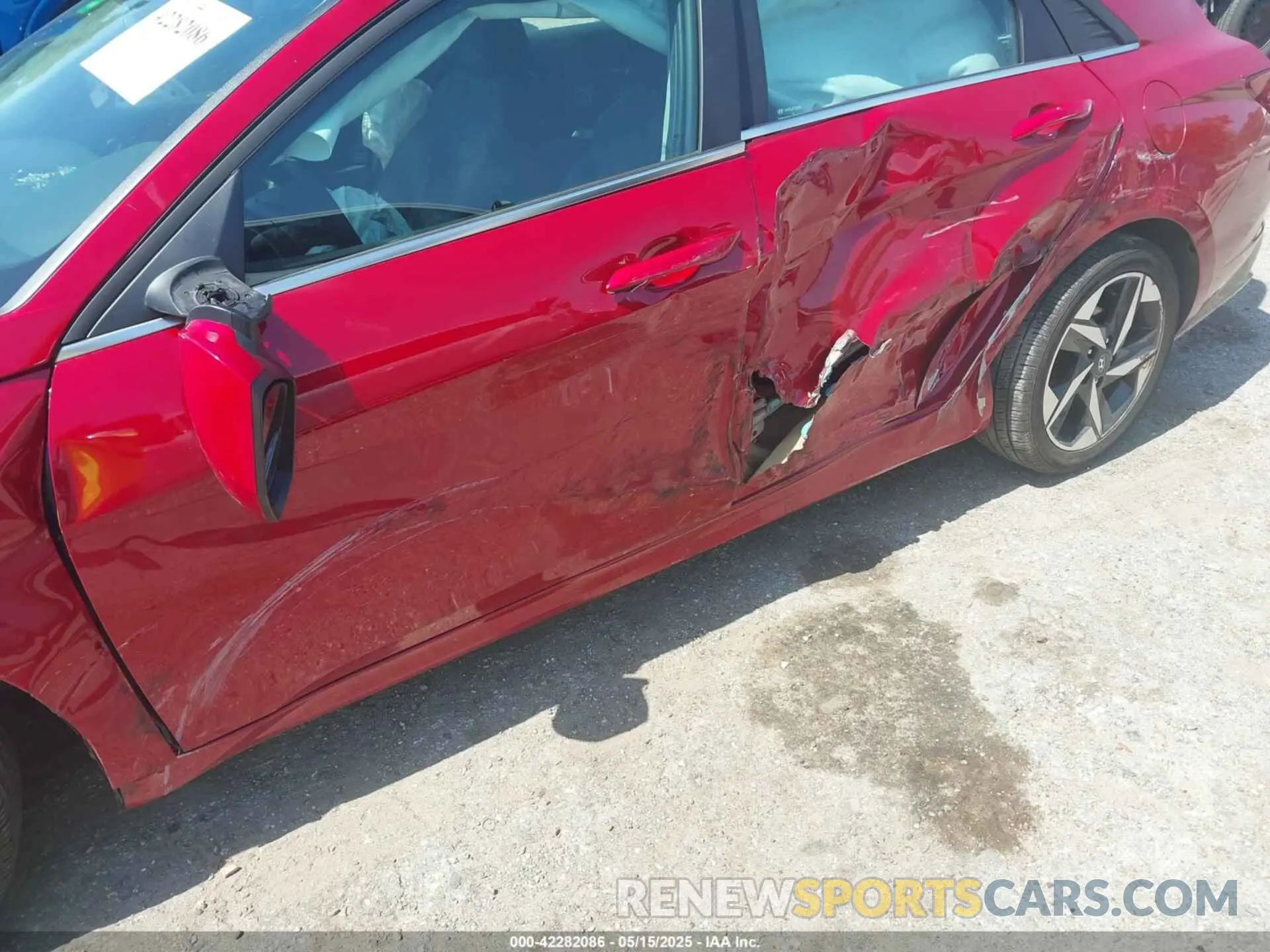 6 fotografías del automóvil dañado KMHLN4AJ7PU047487 HYUNDAI ELANTRA HYBRID 2023