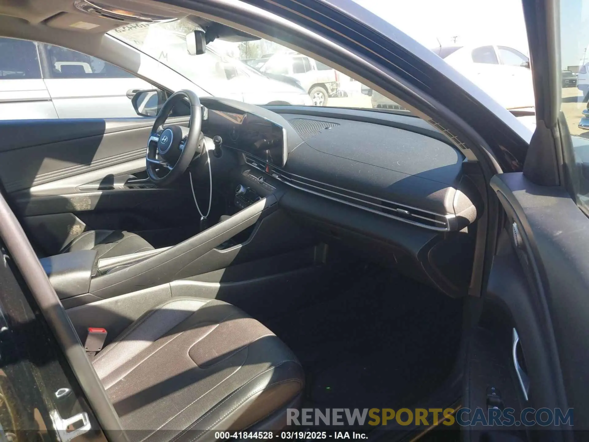 5 fotografías del automóvil dañado KMHLN4AJ7PU048266 HYUNDAI ELANTRA HYBRID 2023