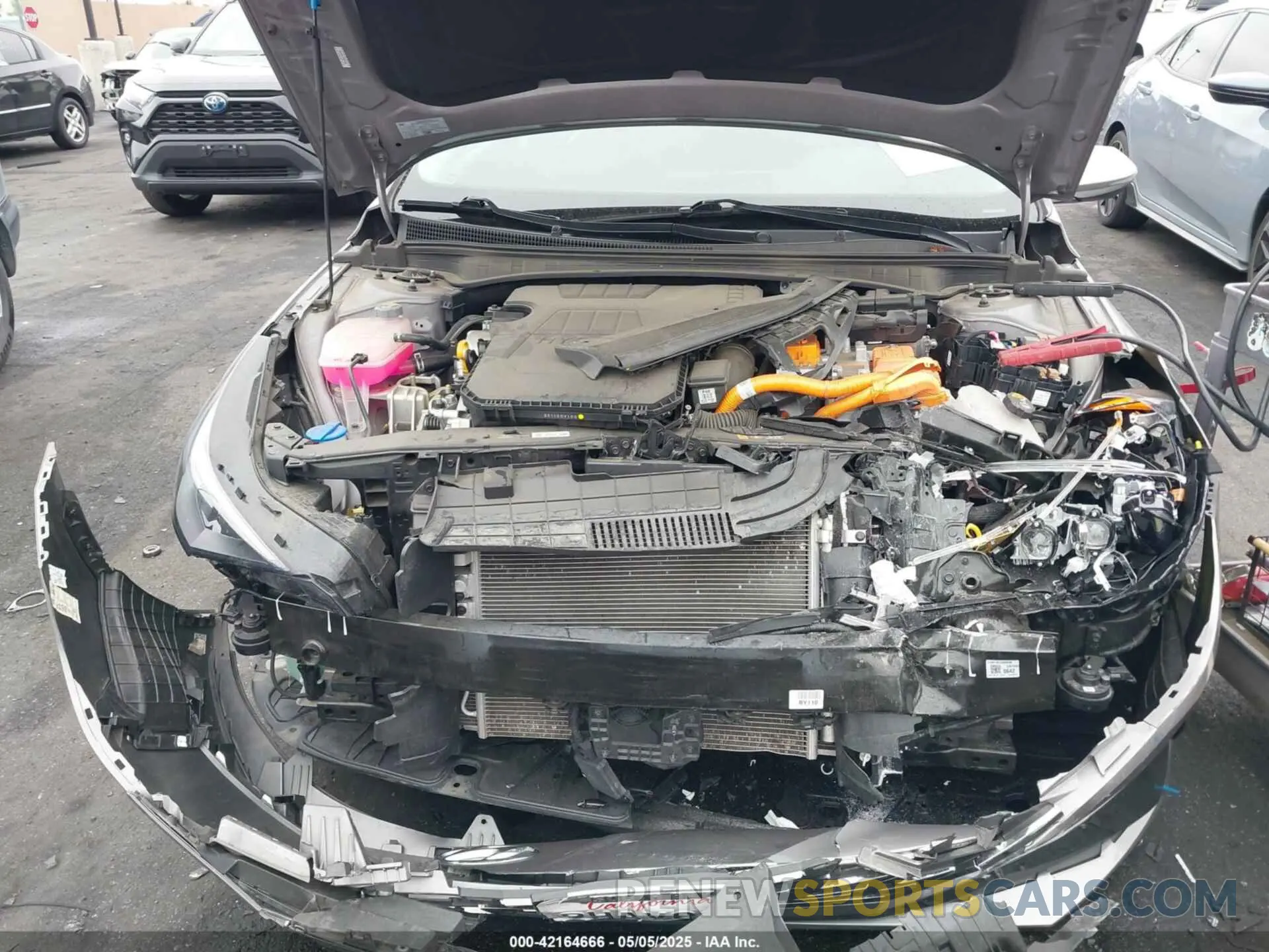 10 fotografías del automóvil dañado KMHLN4AJ7PU077301 HYUNDAI ELANTRA HYBRID 2023