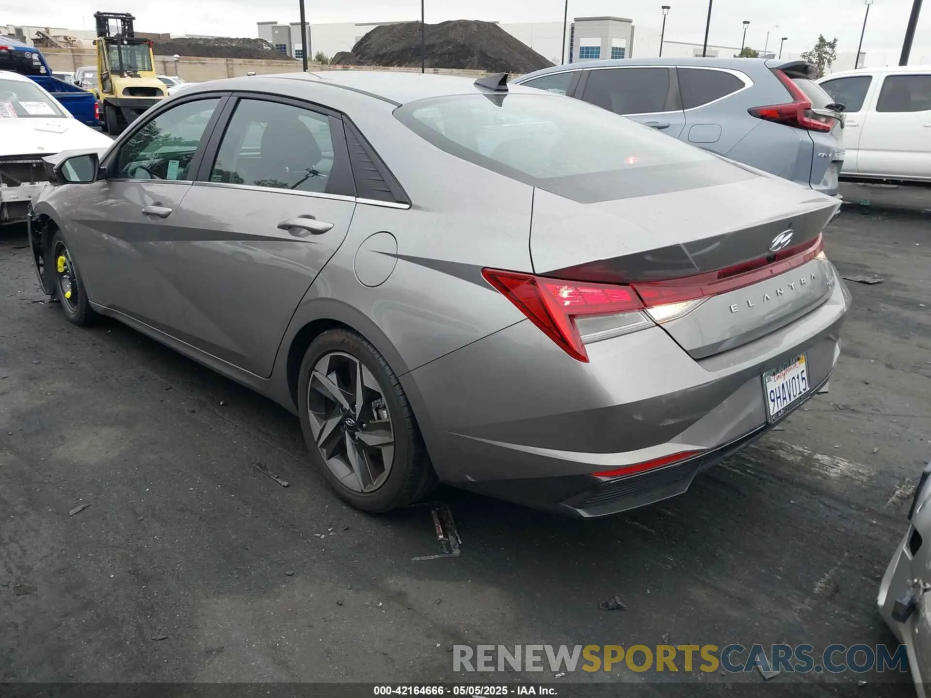 3 fotografías del automóvil dañado KMHLN4AJ7PU077301 HYUNDAI ELANTRA HYBRID 2023