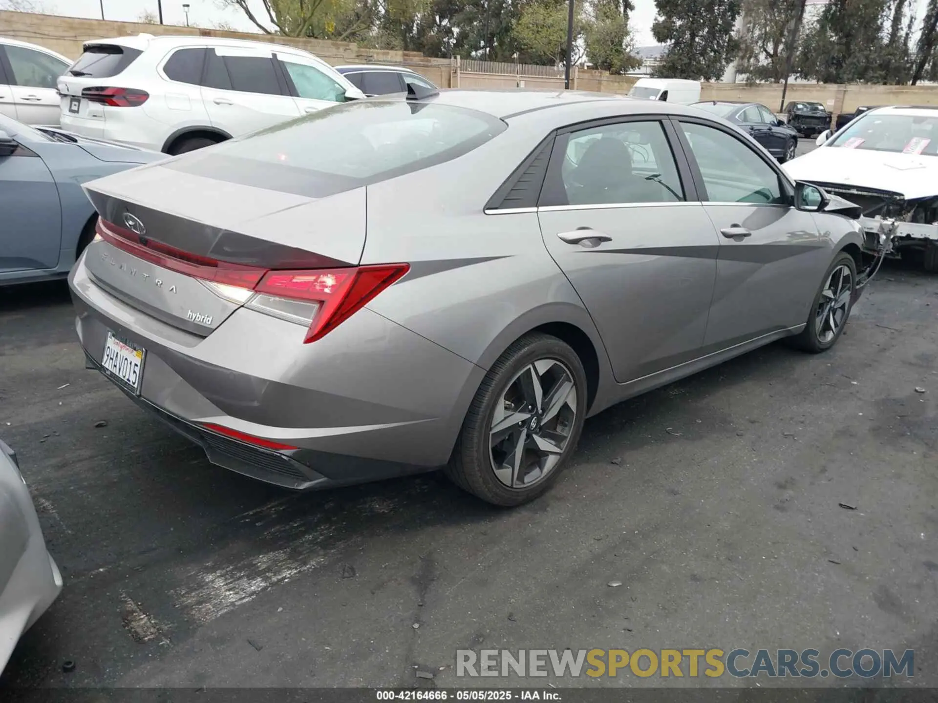 4 fotografías del automóvil dañado KMHLN4AJ7PU077301 HYUNDAI ELANTRA HYBRID 2023