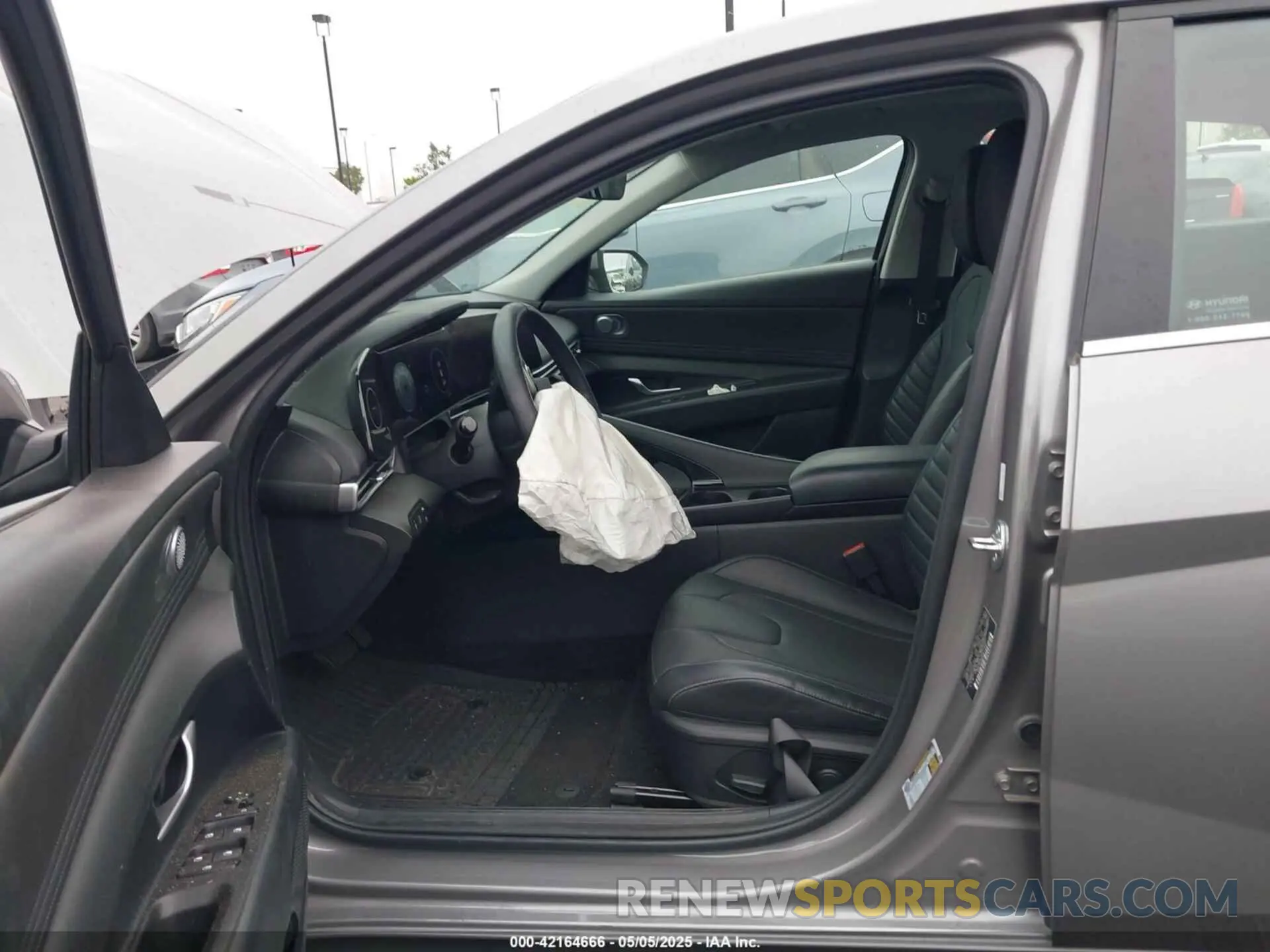 5 fotografías del automóvil dañado KMHLN4AJ7PU077301 HYUNDAI ELANTRA HYBRID 2023