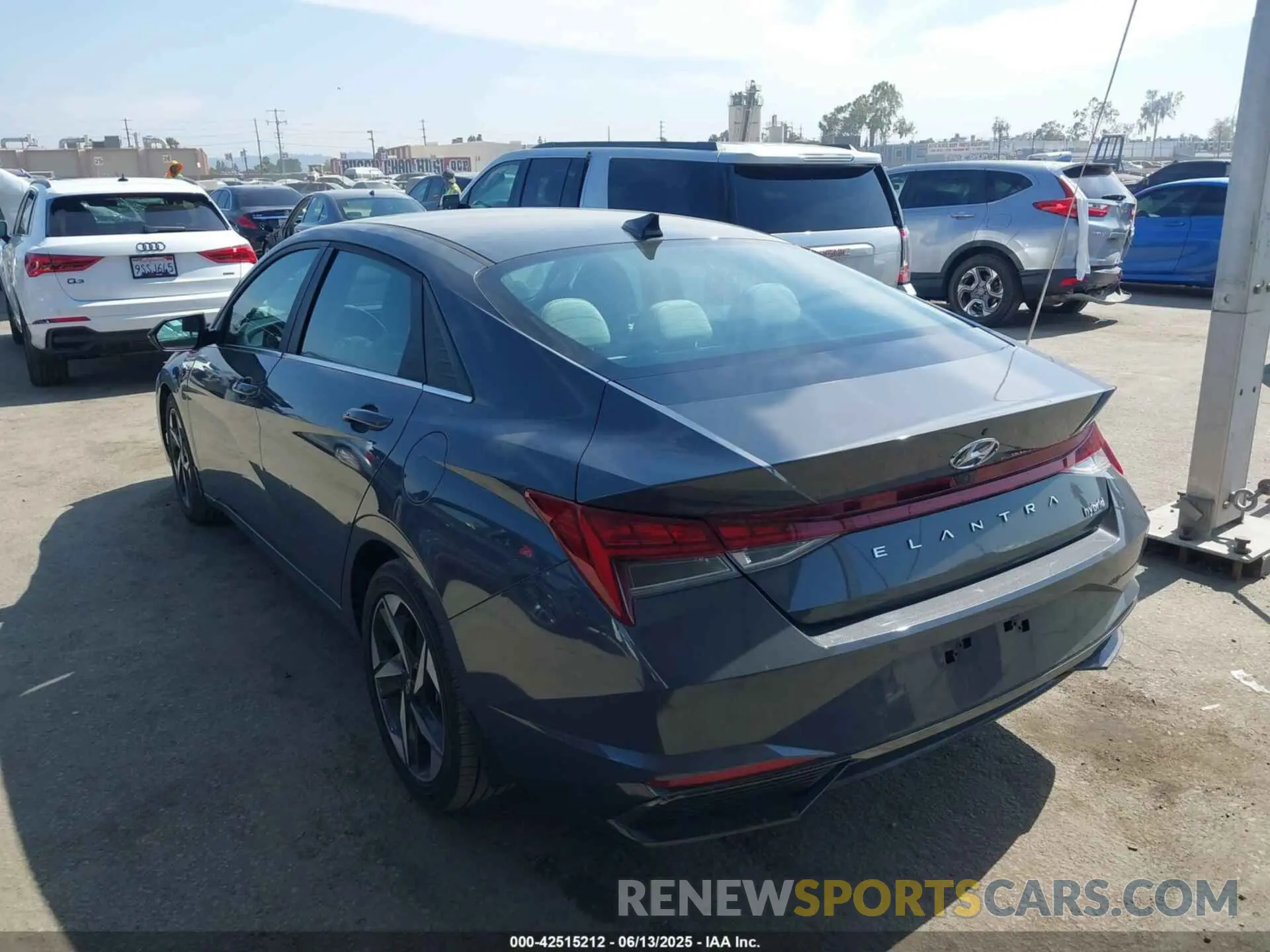 3 fotografías del automóvil dañado KMHLN4AJ8PU074892 HYUNDAI ELANTRA HYBRID 2023