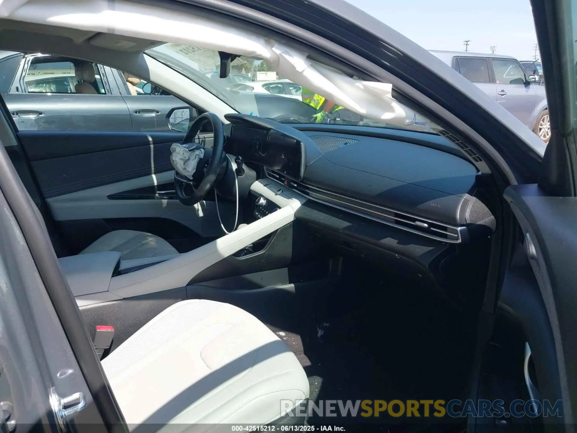 5 fotografías del automóvil dañado KMHLN4AJ8PU074892 HYUNDAI ELANTRA HYBRID 2023