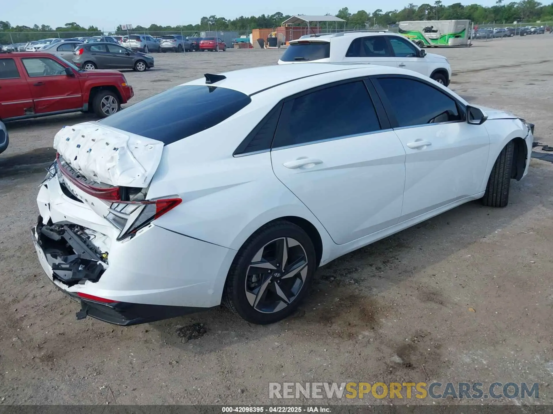 4 fotografías del automóvil dañado KMHLN4AJ9PU034501 HYUNDAI ELANTRA HYBRID 2023