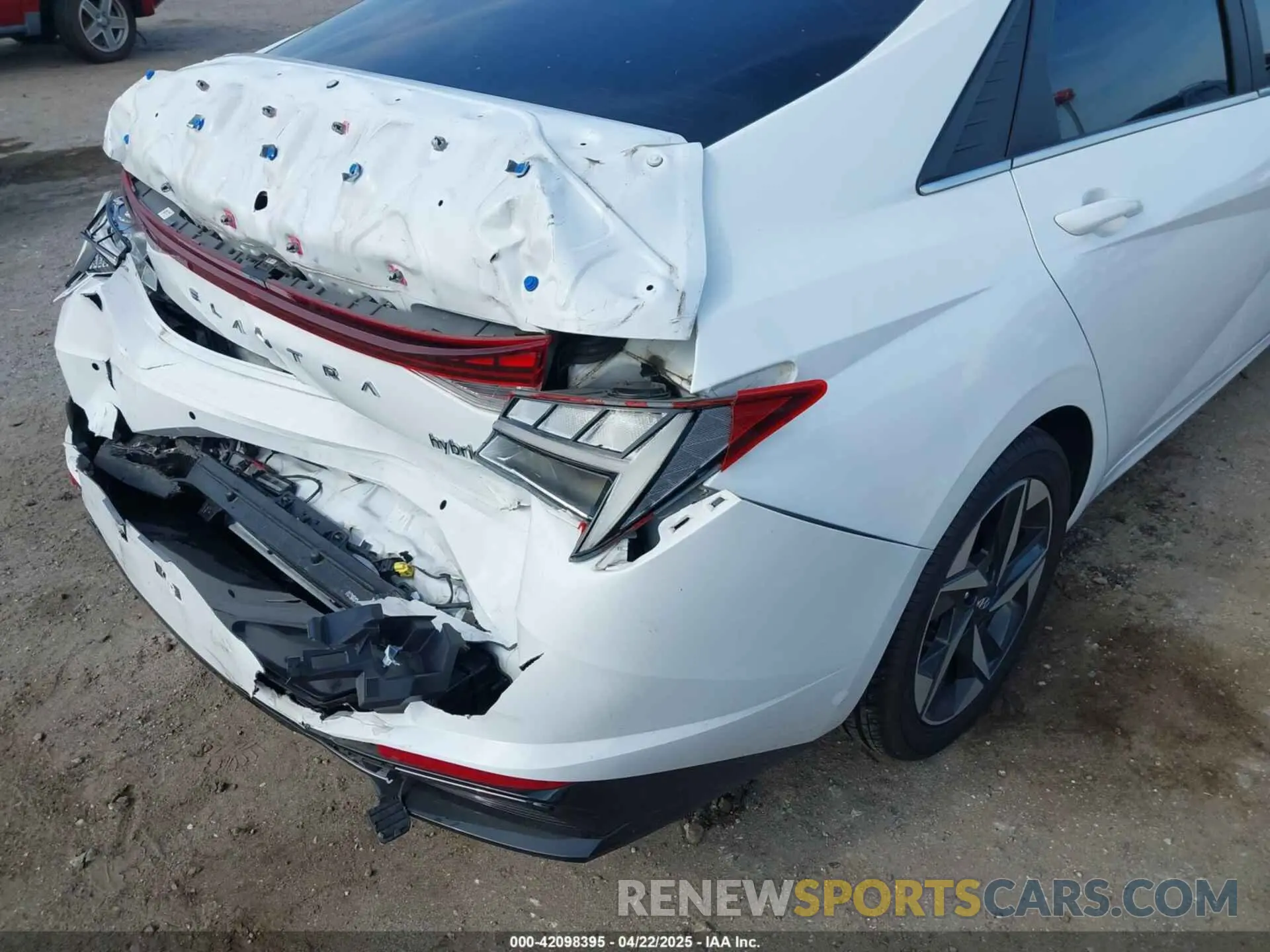 6 fotografías del automóvil dañado KMHLN4AJ9PU034501 HYUNDAI ELANTRA HYBRID 2023