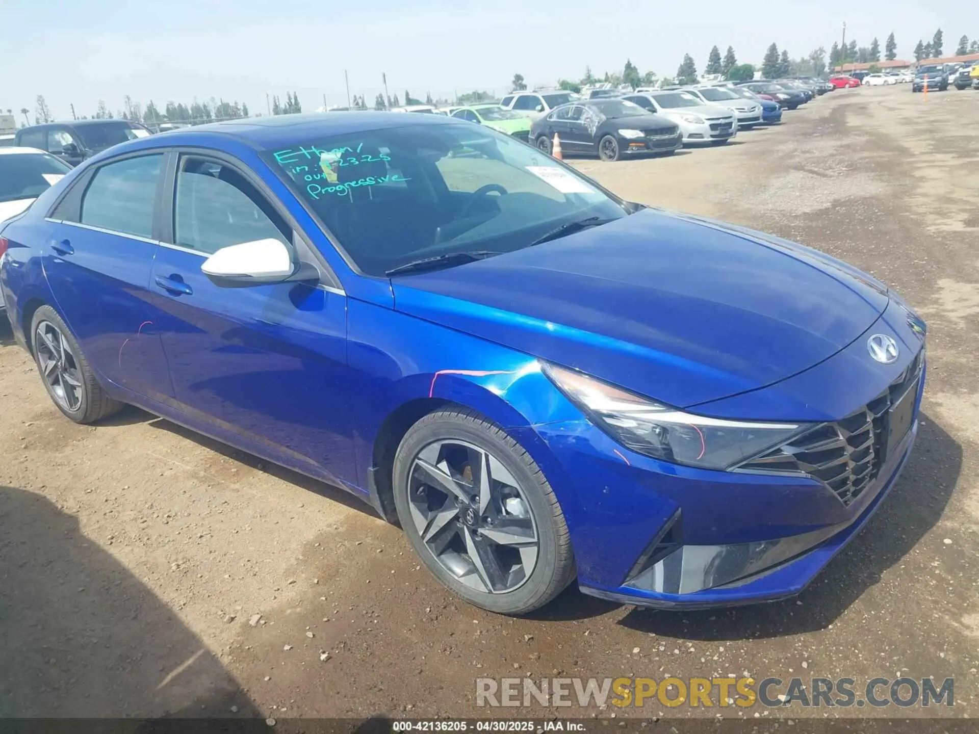 1 fotografías del automóvil dañado KMHLN4AJ9PU080846 HYUNDAI ELANTRA HYBRID 2023