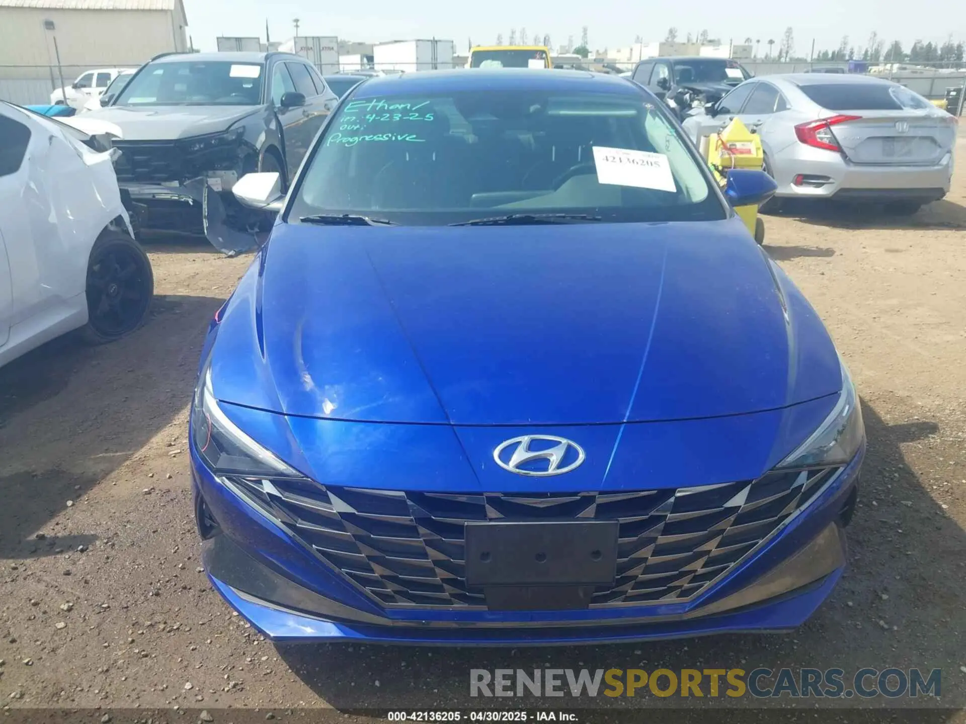 12 fotografías del automóvil dañado KMHLN4AJ9PU080846 HYUNDAI ELANTRA HYBRID 2023
