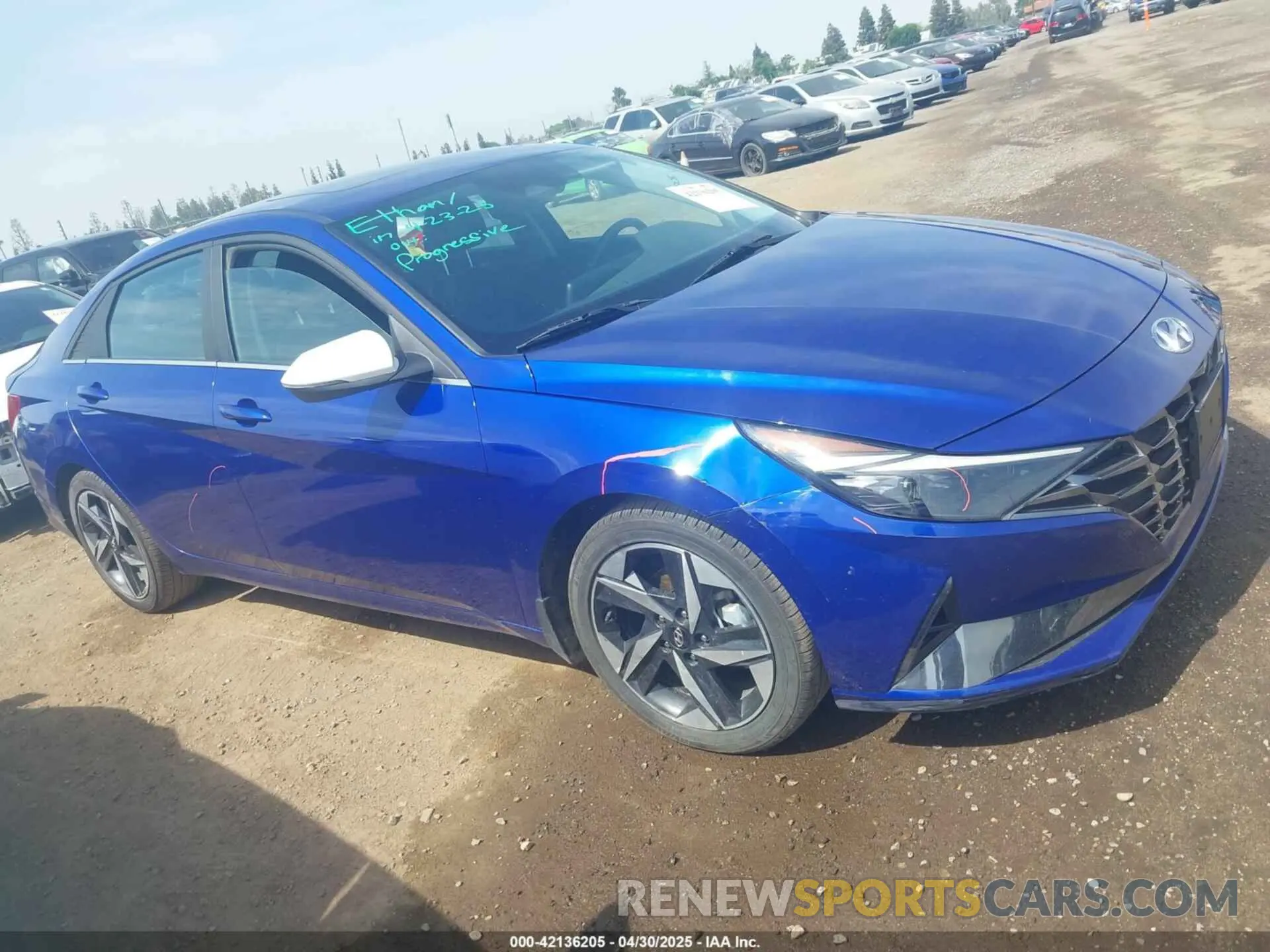 13 fotografías del automóvil dañado KMHLN4AJ9PU080846 HYUNDAI ELANTRA HYBRID 2023