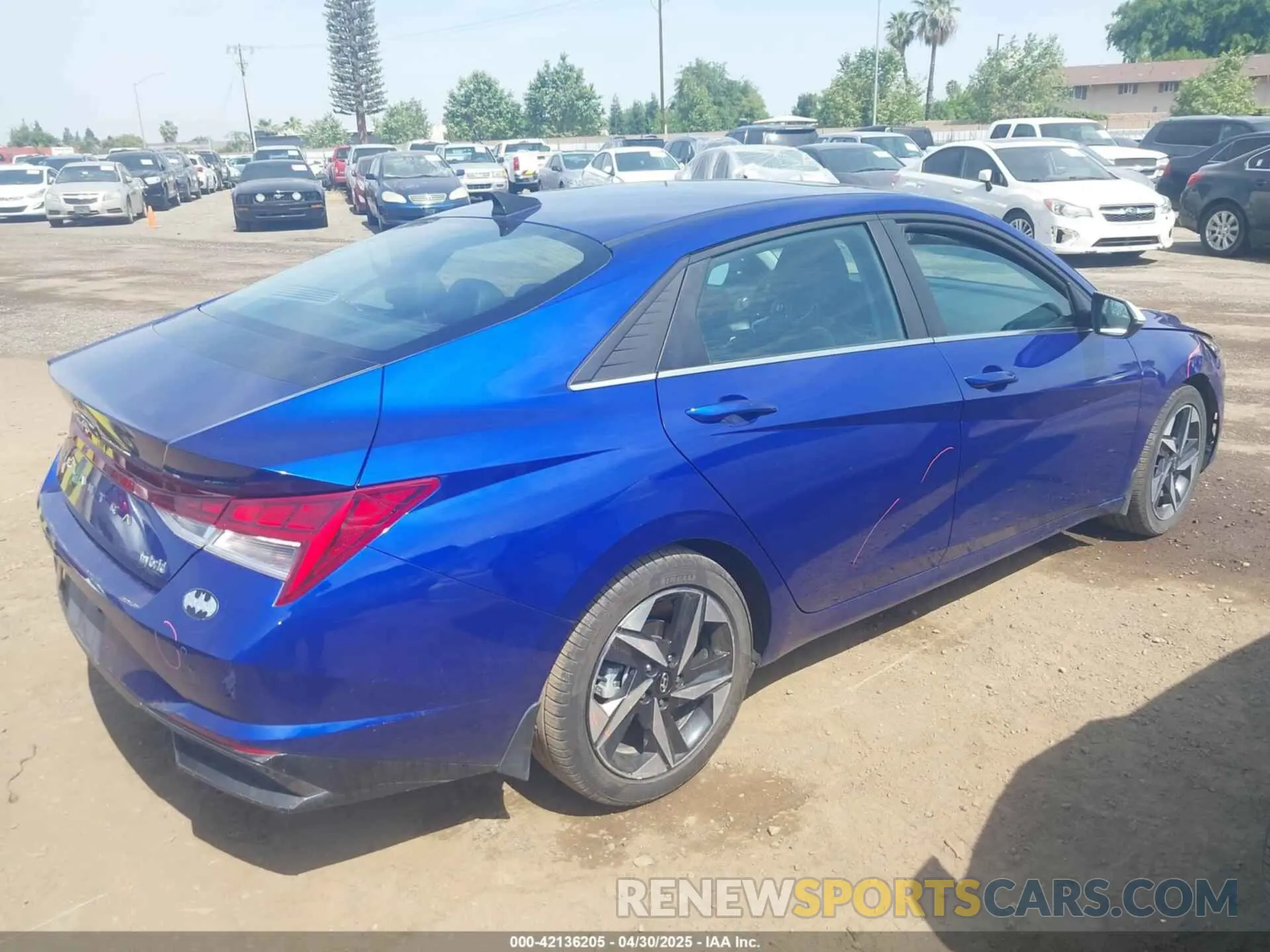 4 fotografías del automóvil dañado KMHLN4AJ9PU080846 HYUNDAI ELANTRA HYBRID 2023