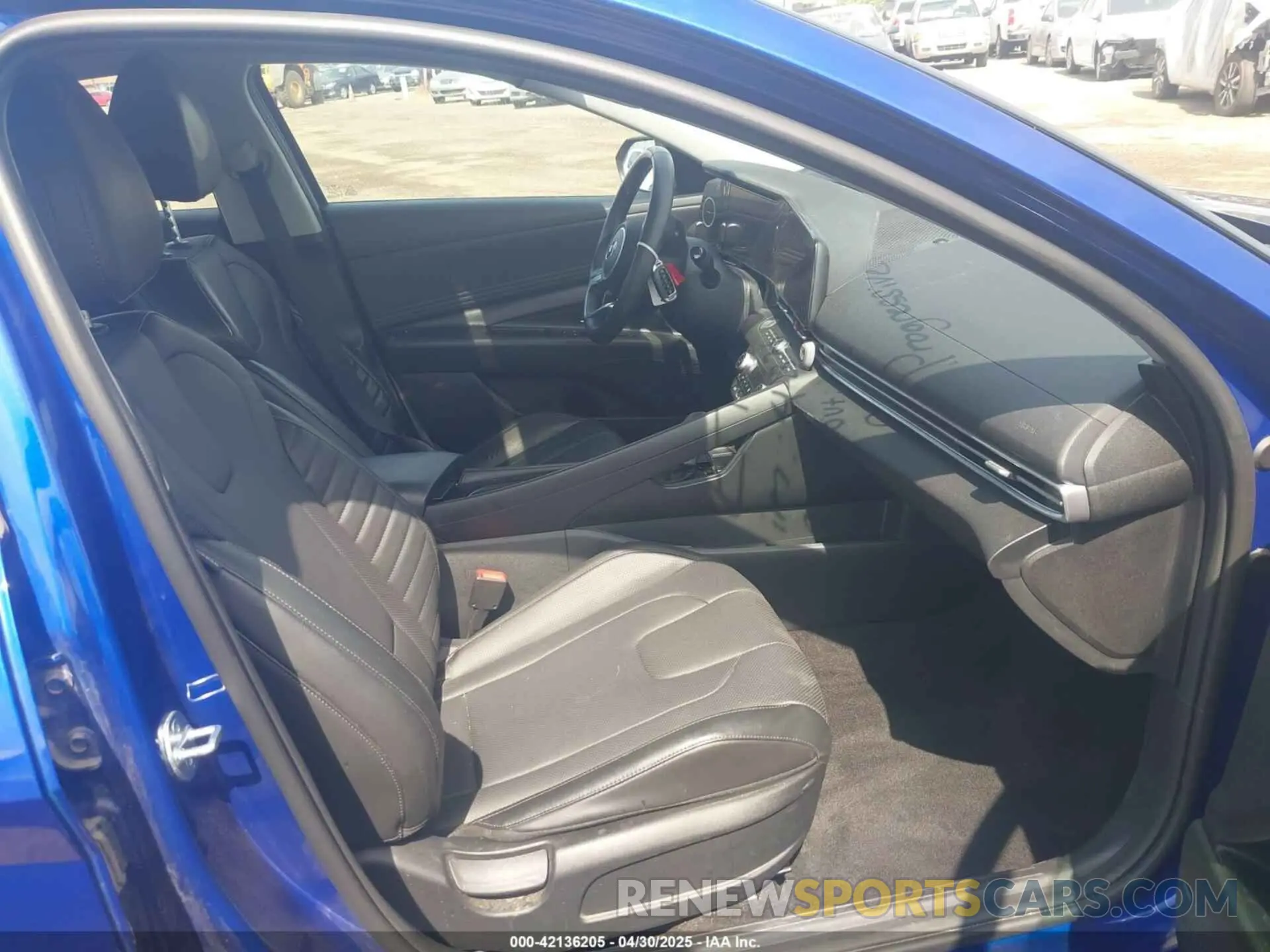5 fotografías del automóvil dañado KMHLN4AJ9PU080846 HYUNDAI ELANTRA HYBRID 2023