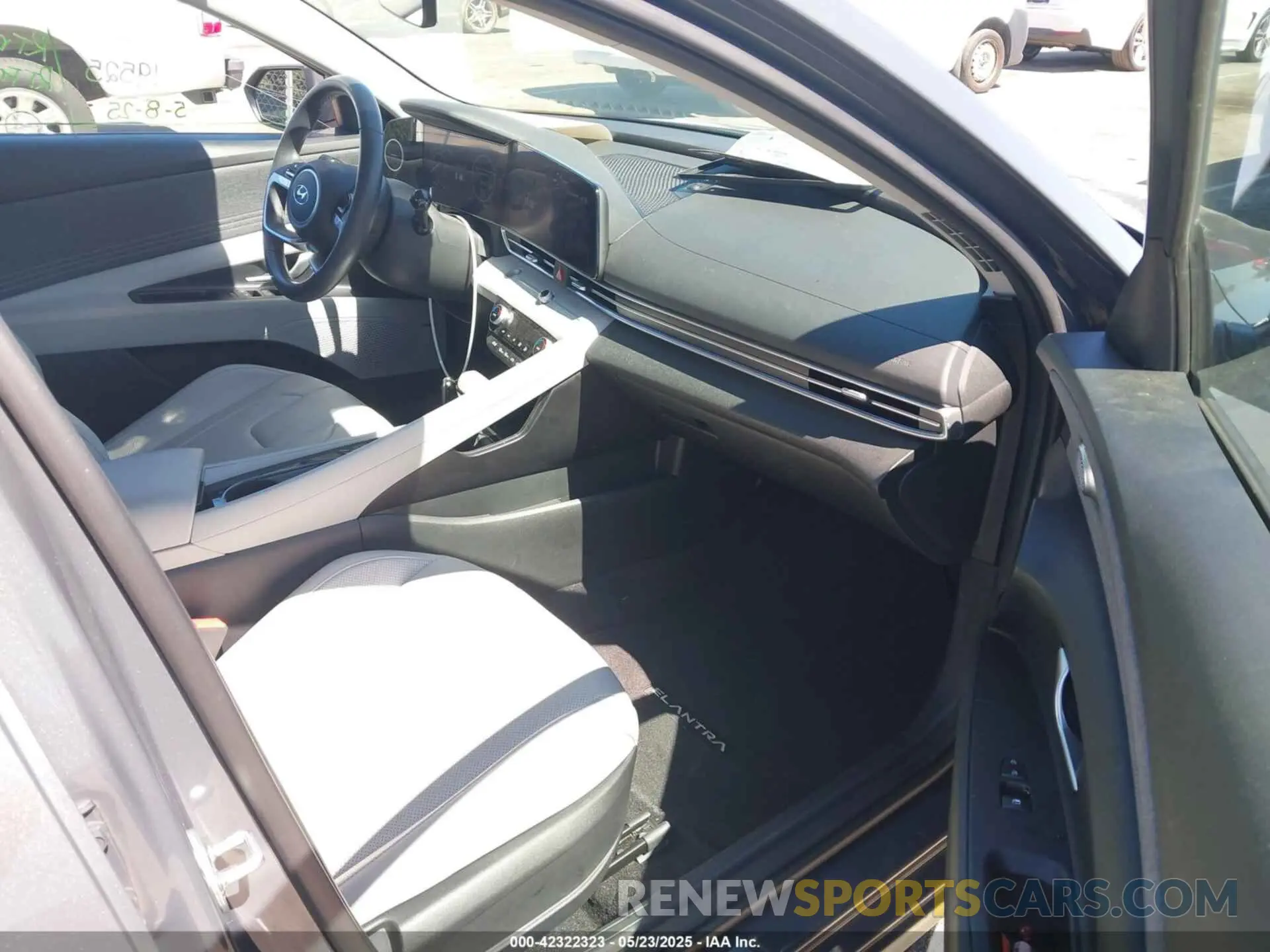 5 fotografías del automóvil dañado KMHLN4AJ9PU083715 HYUNDAI ELANTRA HYBRID 2023