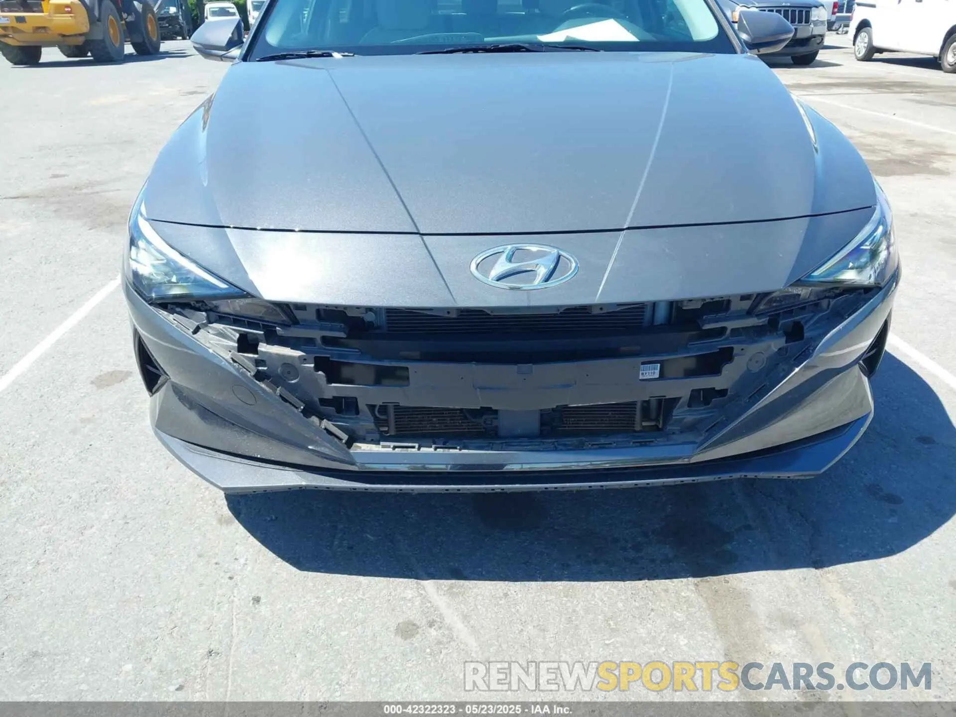 6 fotografías del automóvil dañado KMHLN4AJ9PU083715 HYUNDAI ELANTRA HYBRID 2023