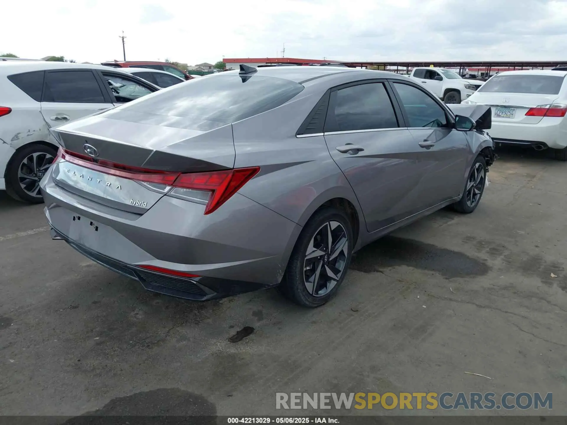 4 fotografías del automóvil dañado KMHLN4AJ9PU092057 HYUNDAI ELANTRA HYBRID 2023