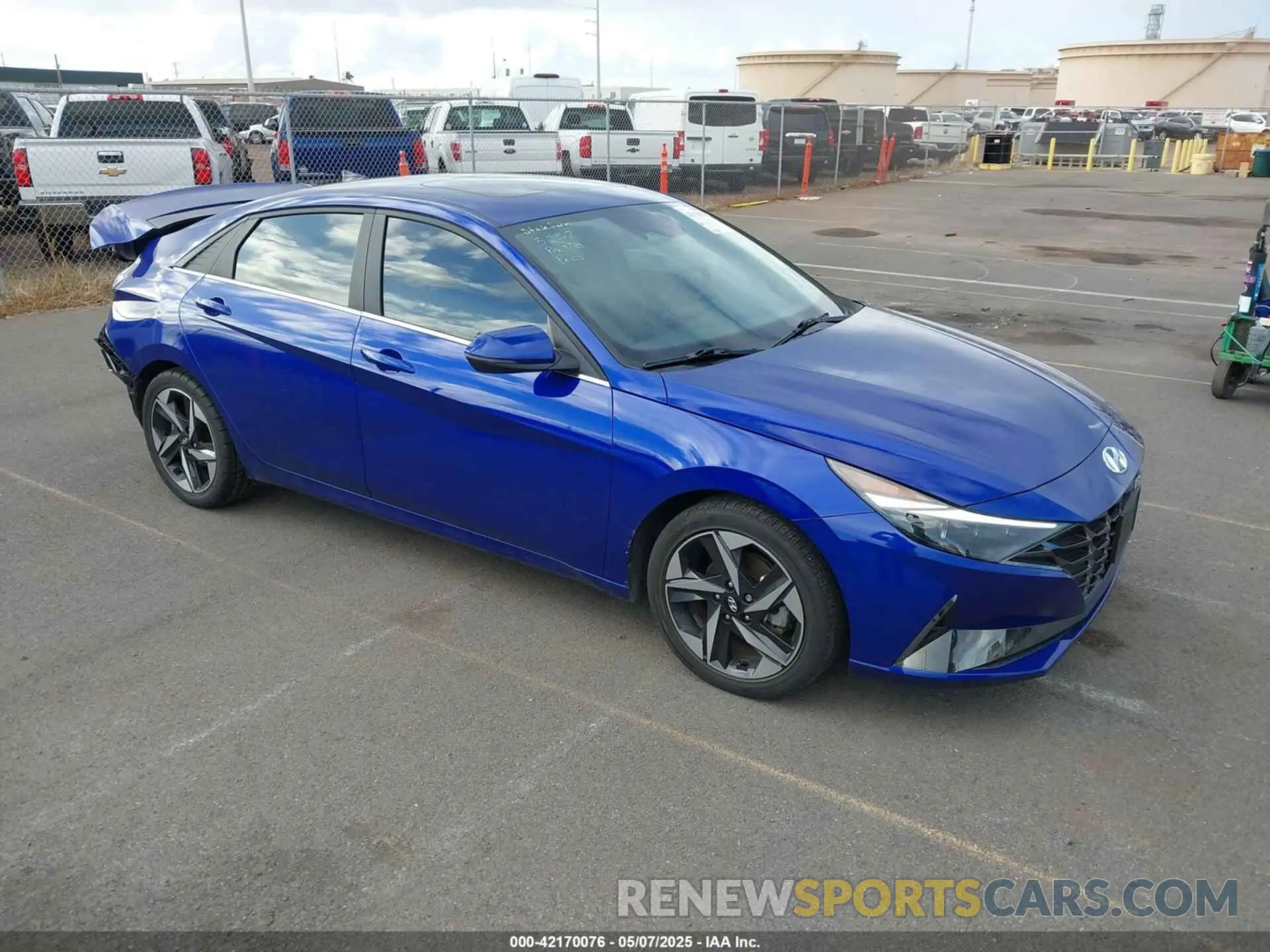 1 fotografías del automóvil dañado KMHLN4AJXPU042414 HYUNDAI ELANTRA HYBRID 2023