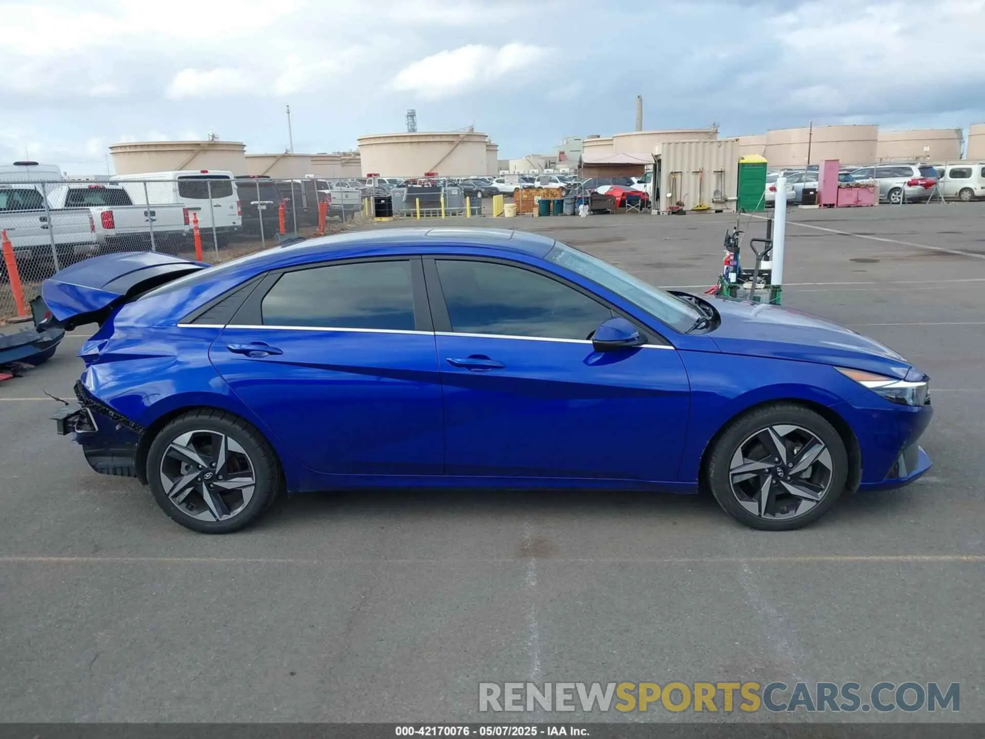 14 fotografías del automóvil dañado KMHLN4AJXPU042414 HYUNDAI ELANTRA HYBRID 2023