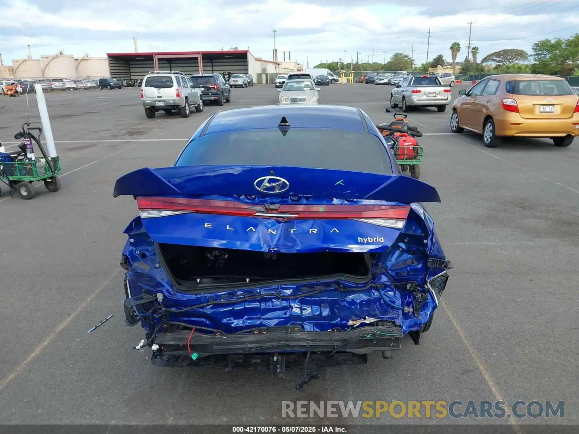 17 fotografías del automóvil dañado KMHLN4AJXPU042414 HYUNDAI ELANTRA HYBRID 2023
