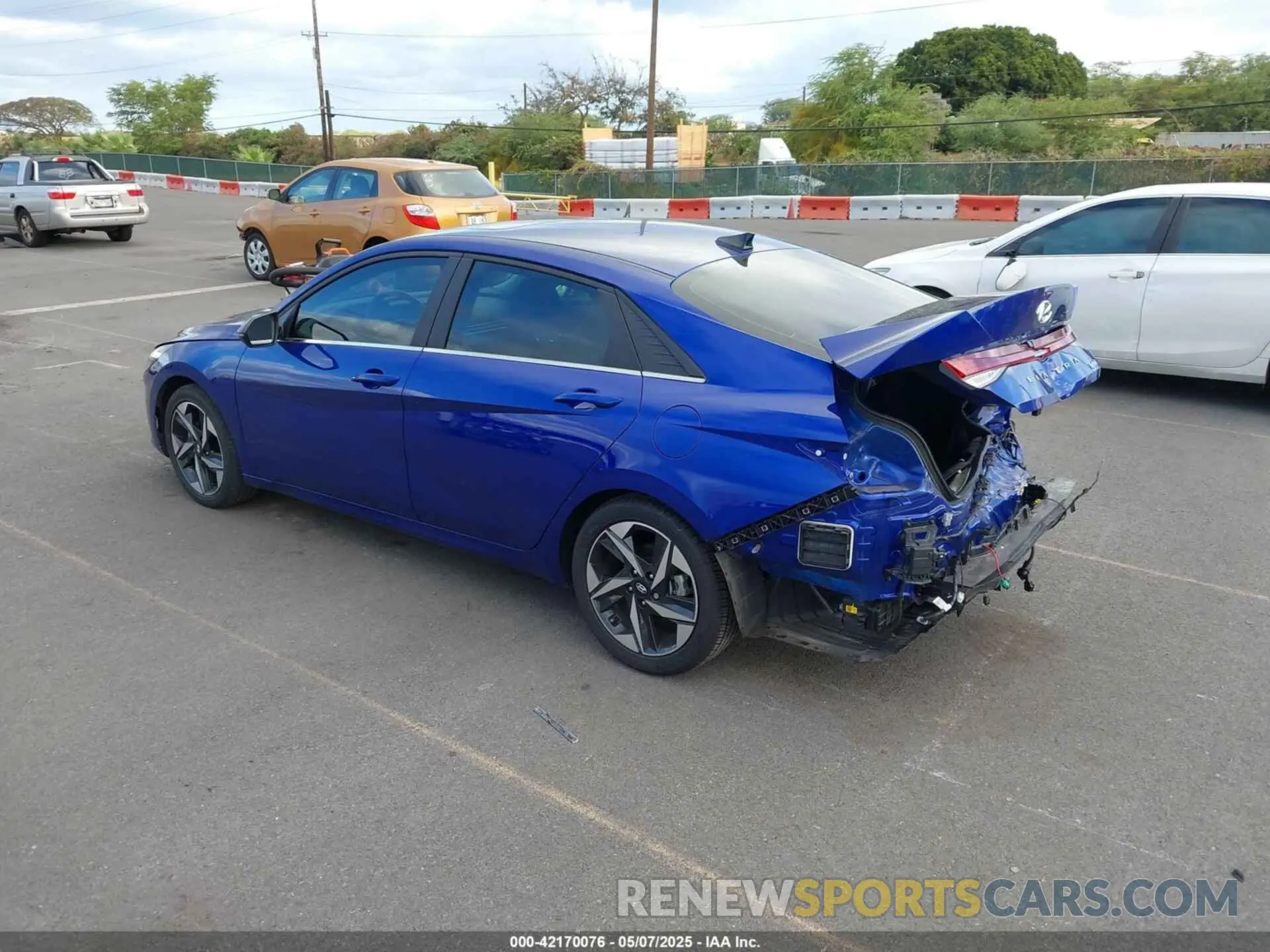 3 fotografías del automóvil dañado KMHLN4AJXPU042414 HYUNDAI ELANTRA HYBRID 2023