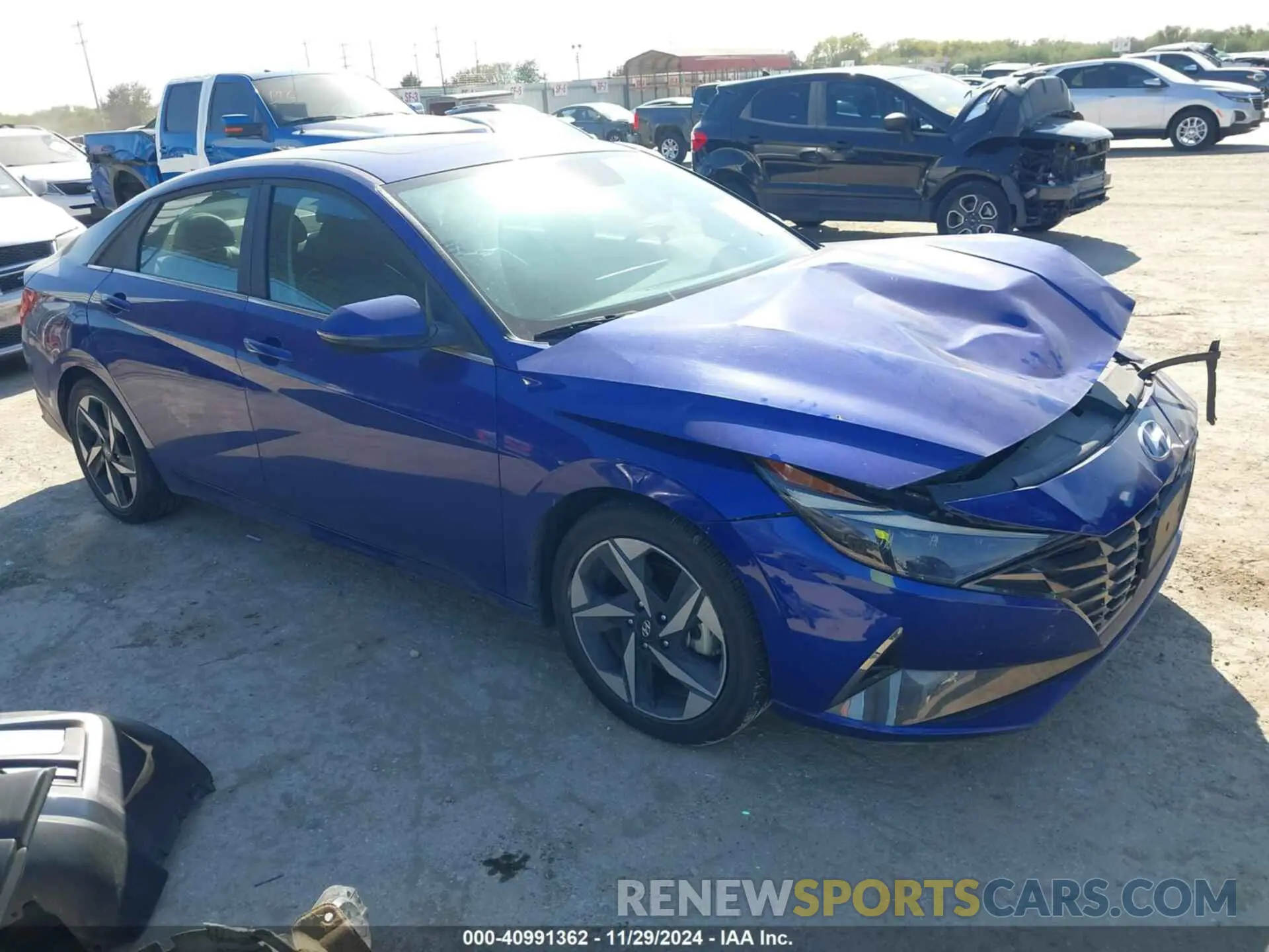 1 fotografías del automóvil dañado KMHLN4AJXPU063263 HYUNDAI ELANTRA HYBRID 2023