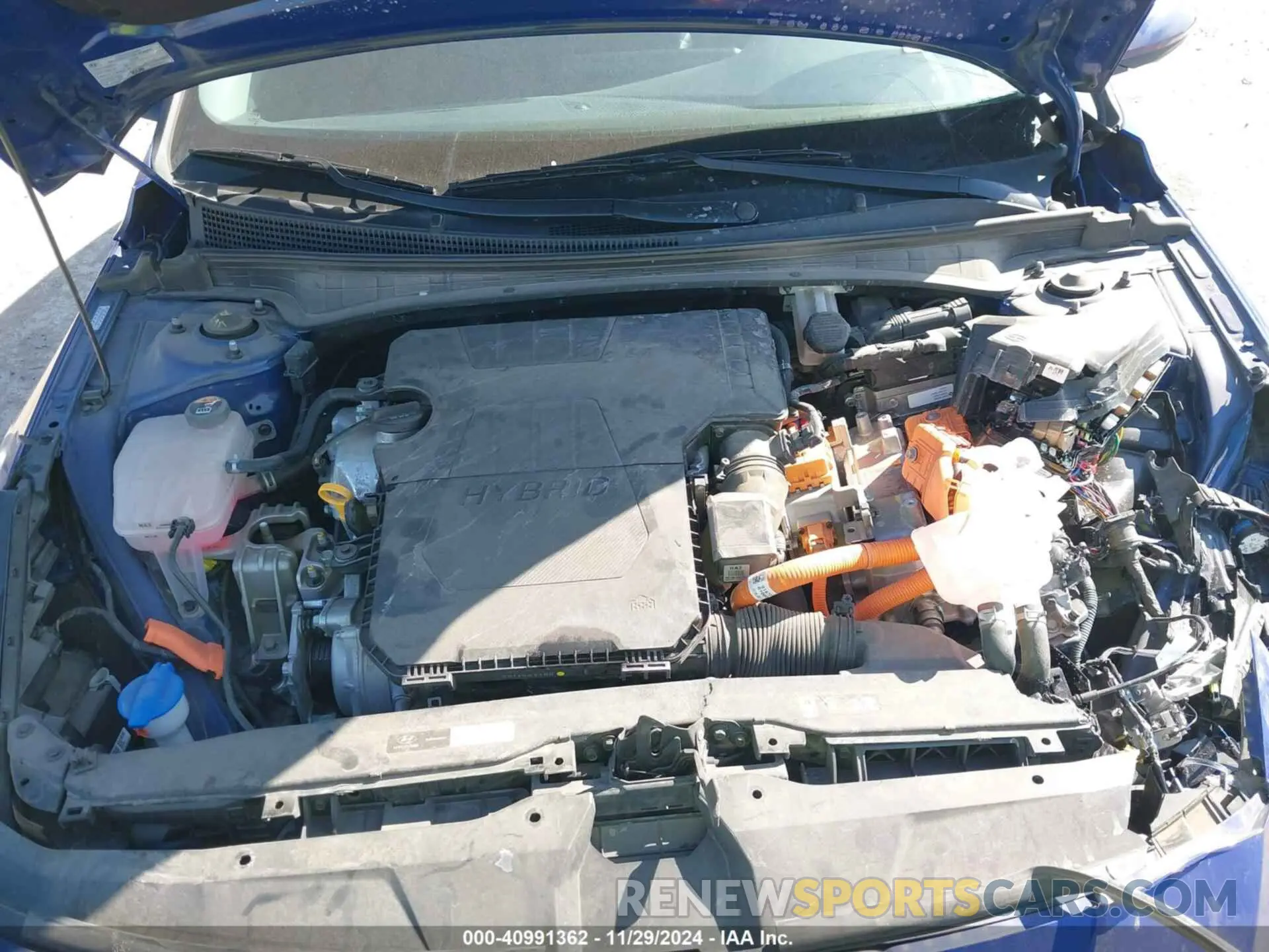 10 fotografías del automóvil dañado KMHLN4AJXPU063263 HYUNDAI ELANTRA HYBRID 2023