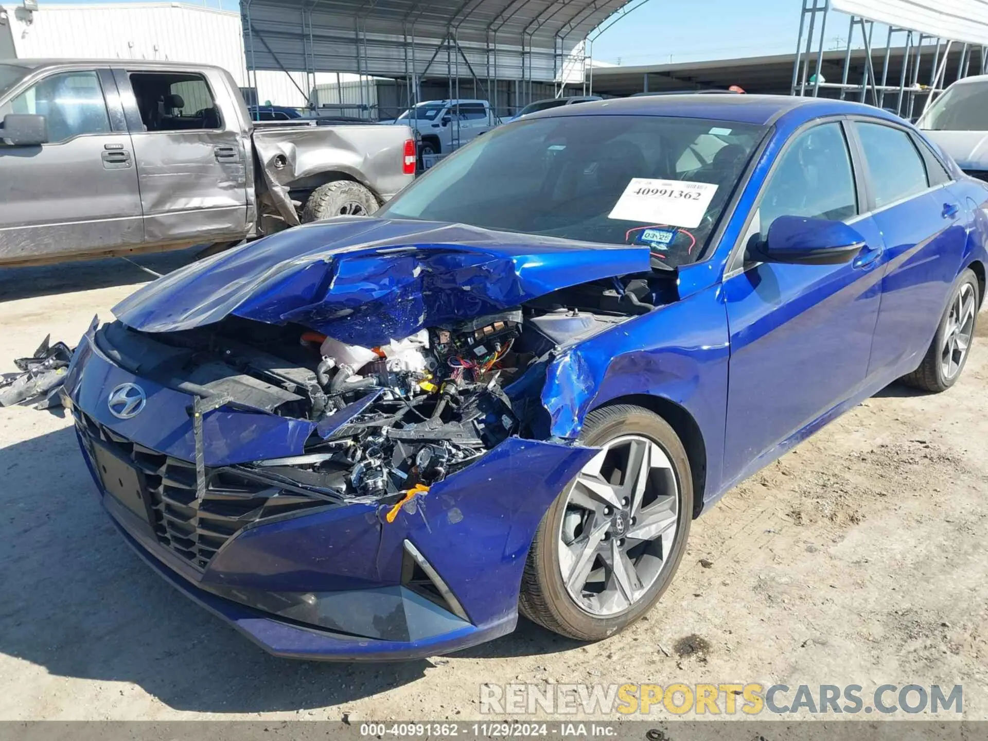 6 fotografías del automóvil dañado KMHLN4AJXPU063263 HYUNDAI ELANTRA HYBRID 2023