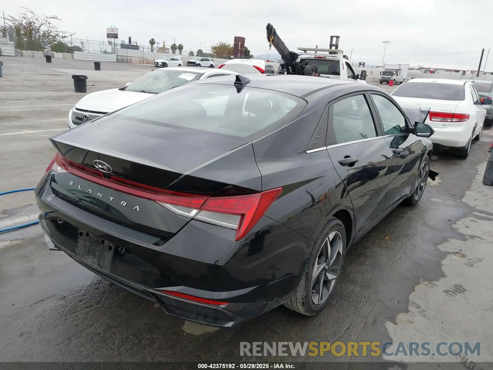 4 fotografías del automóvil dañado KMHLN4AJXPU064204 HYUNDAI ELANTRA HYBRID 2023
