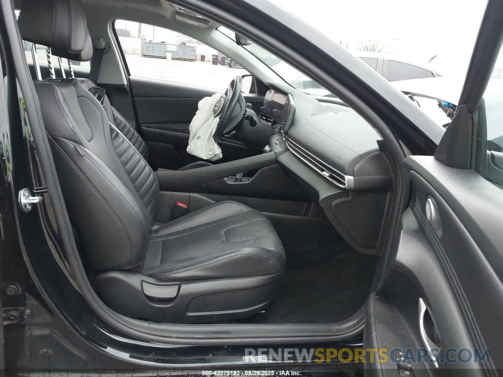 5 fotografías del automóvil dañado KMHLN4AJXPU064204 HYUNDAI ELANTRA HYBRID 2023