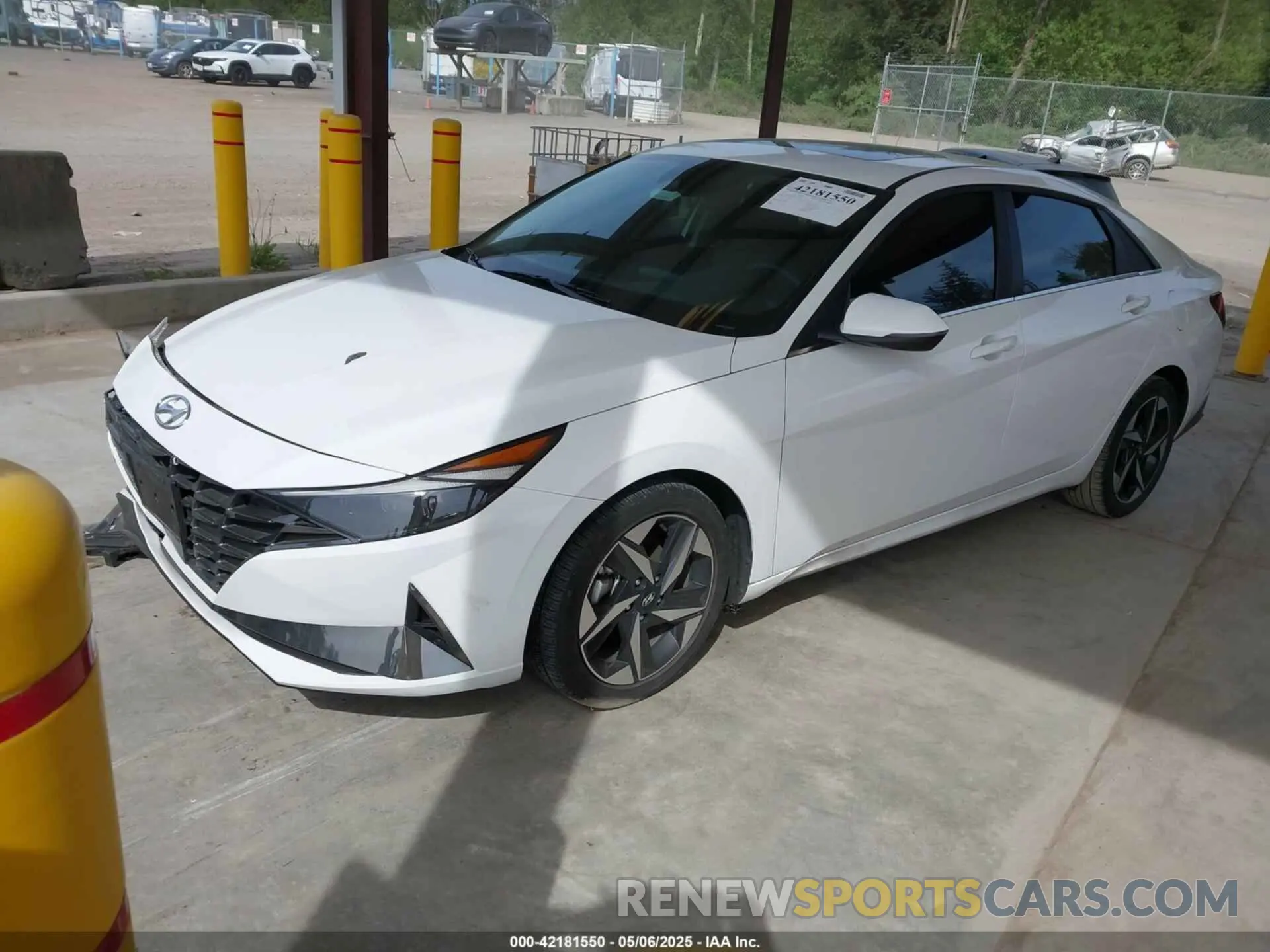 2 fotografías del automóvil dañado KMHLN4AJXPU079575 HYUNDAI ELANTRA HYBRID 2023