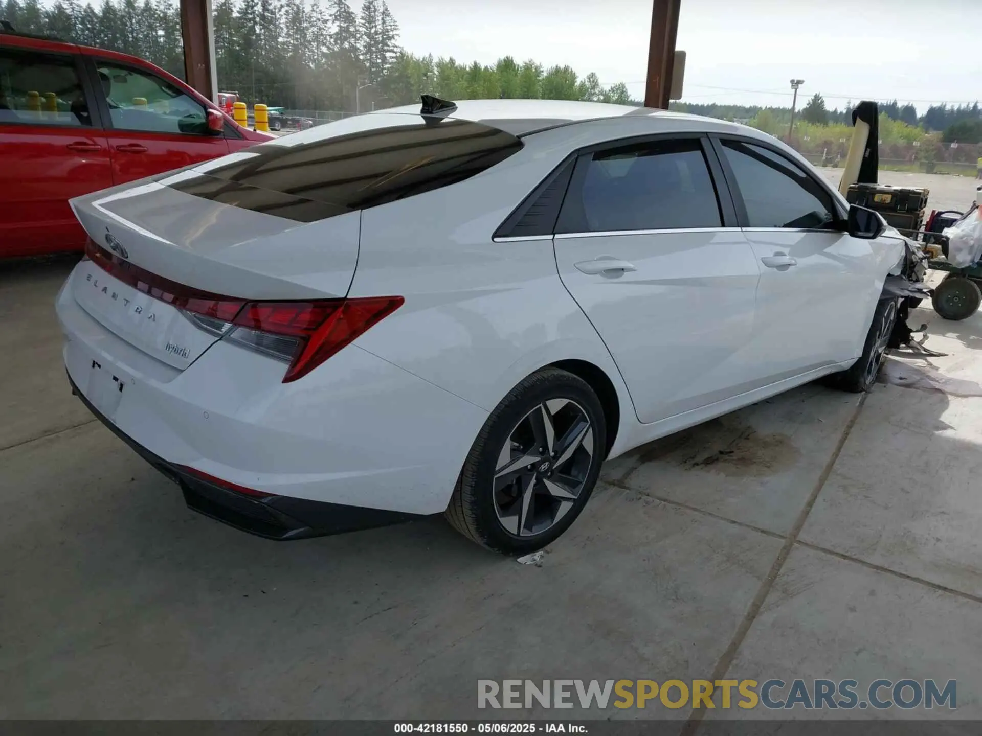 4 fotografías del automóvil dañado KMHLN4AJXPU079575 HYUNDAI ELANTRA HYBRID 2023