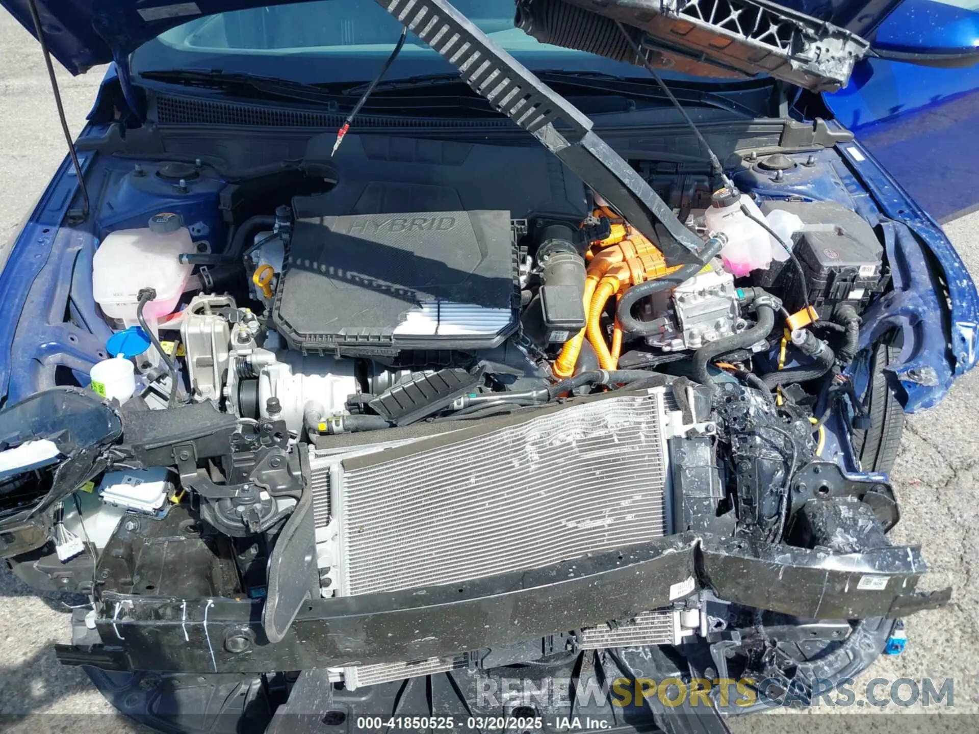 10 fotografías del automóvil dañado KMHLM4DJ7RU108483 HYUNDAI ELANTRA HYBRID 2024