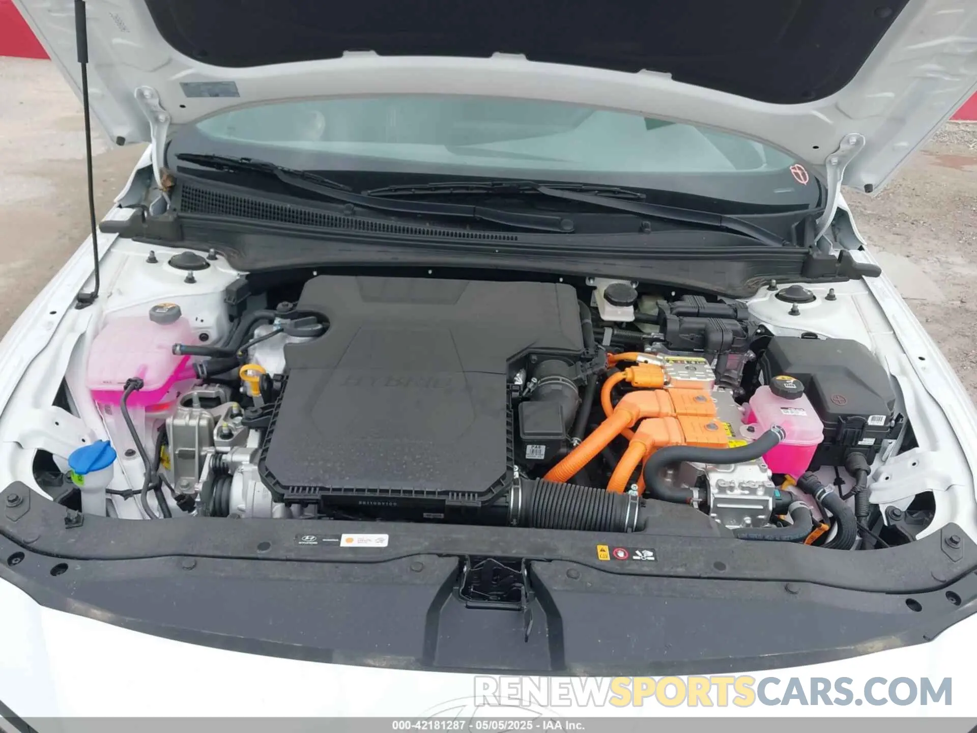 10 fotografías del automóvil dañado KMHLM4DJ8RU116768 HYUNDAI ELANTRA HYBRID 2024