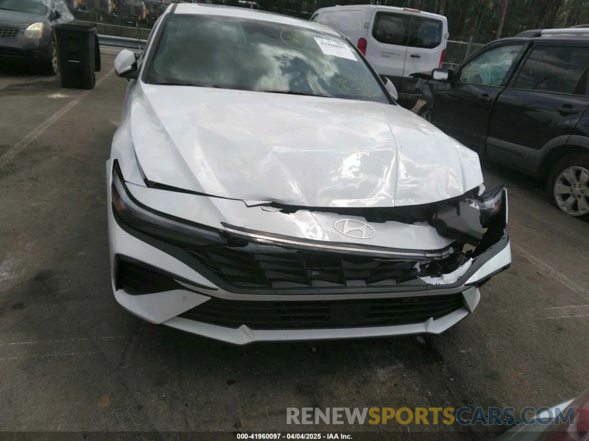6 fotografías del automóvil dañado KMHLN4DJ4RU093132 HYUNDAI ELANTRA HYBRID 2024