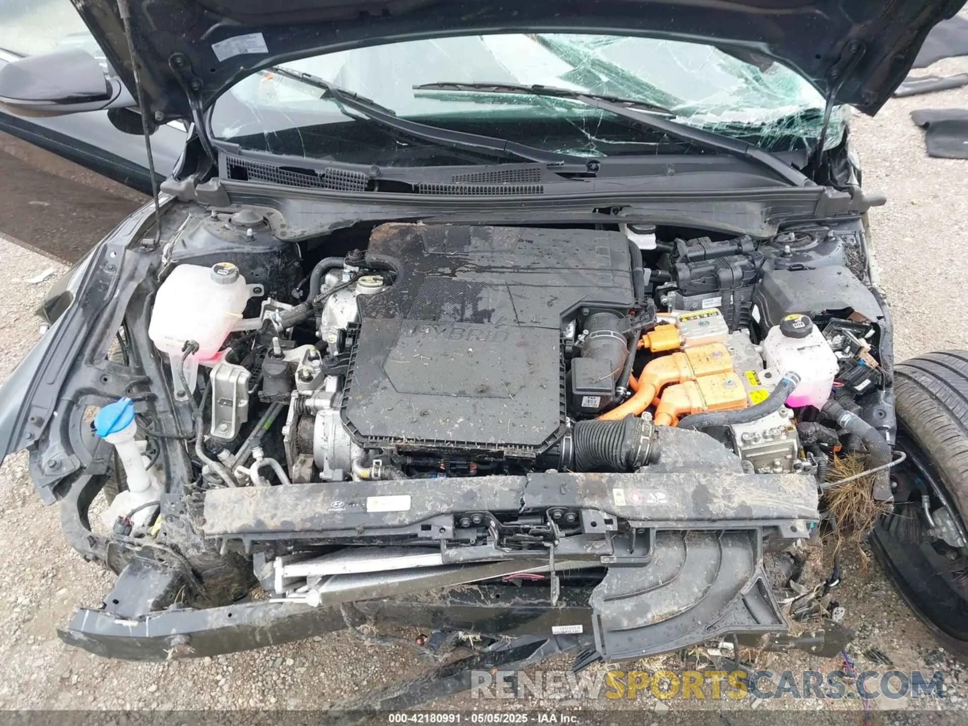 10 fotografías del automóvil dañado KMHLN4DJ6RU095156 HYUNDAI ELANTRA HYBRID 2024