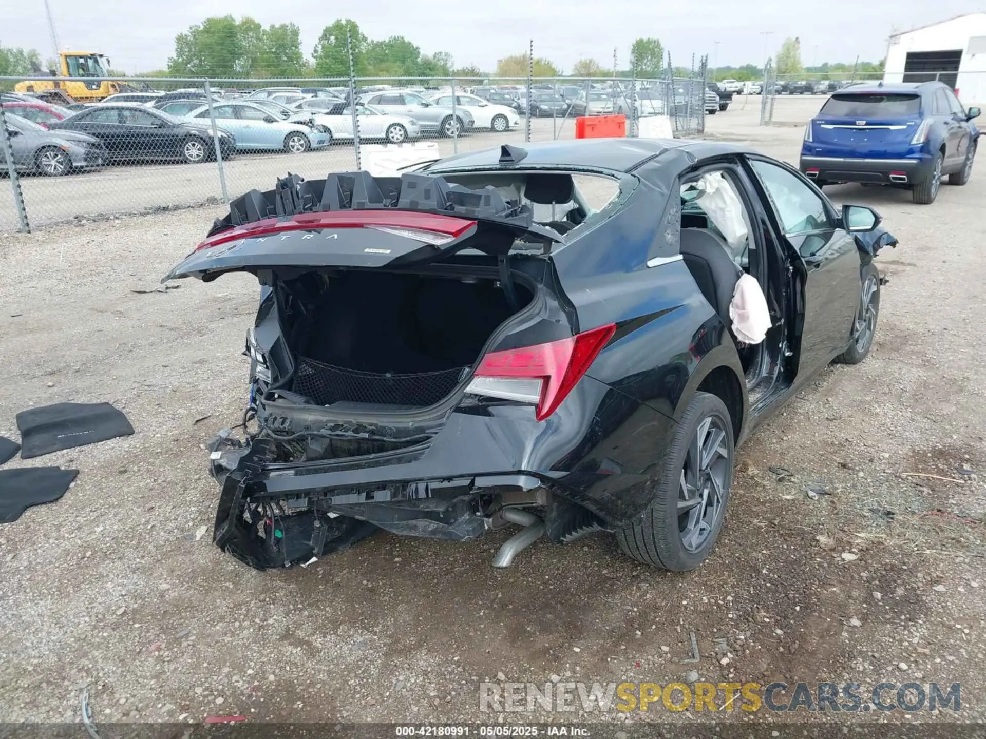 4 fotografías del automóvil dañado KMHLN4DJ6RU095156 HYUNDAI ELANTRA HYBRID 2024