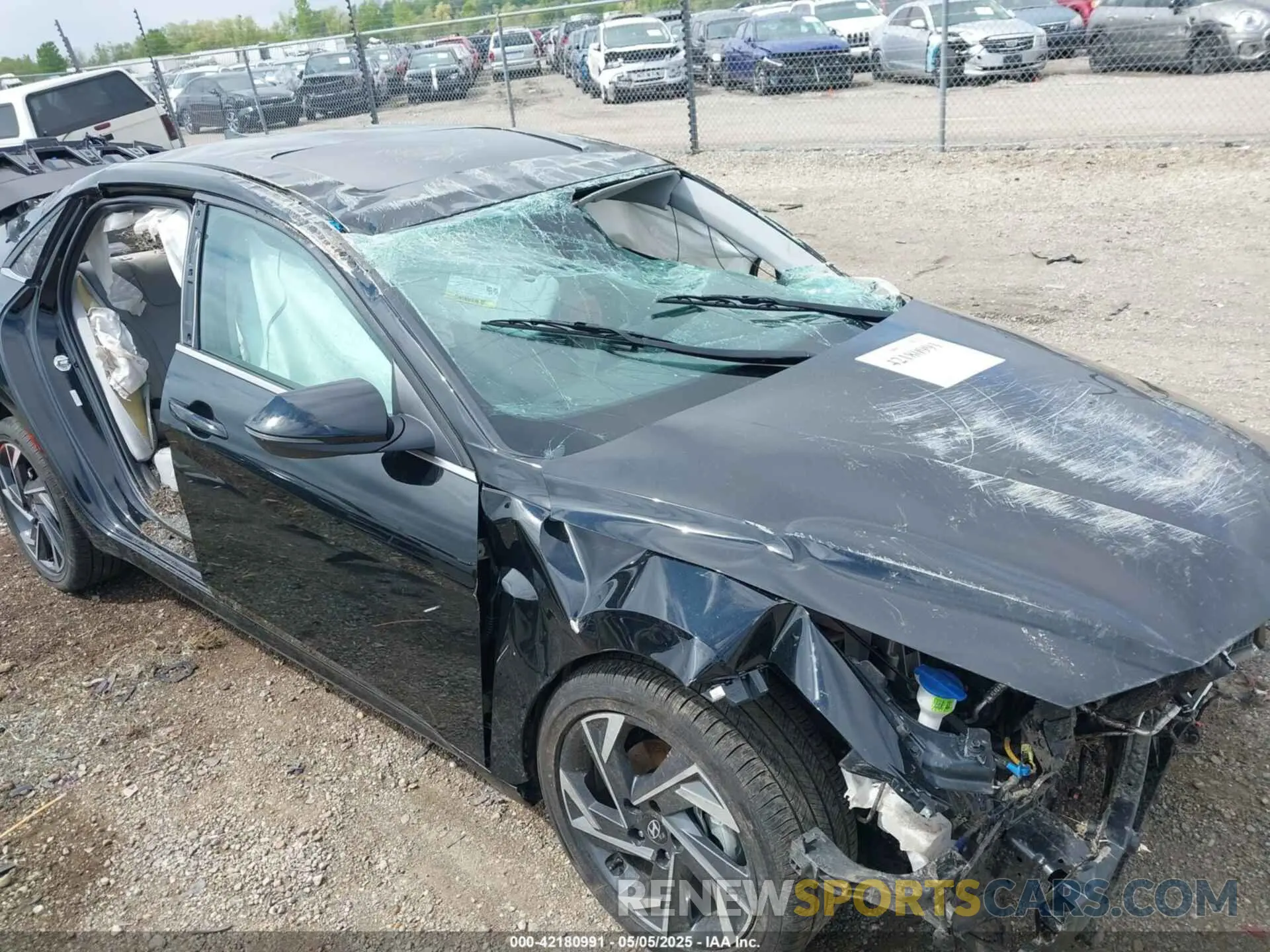 6 fotografías del automóvil dañado KMHLN4DJ6RU095156 HYUNDAI ELANTRA HYBRID 2024