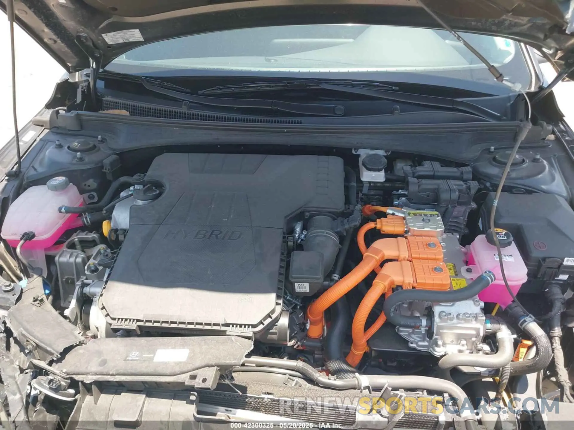 10 fotografías del automóvil dañado KMHLN4DJ7RU107105 HYUNDAI ELANTRA HYBRID 2024